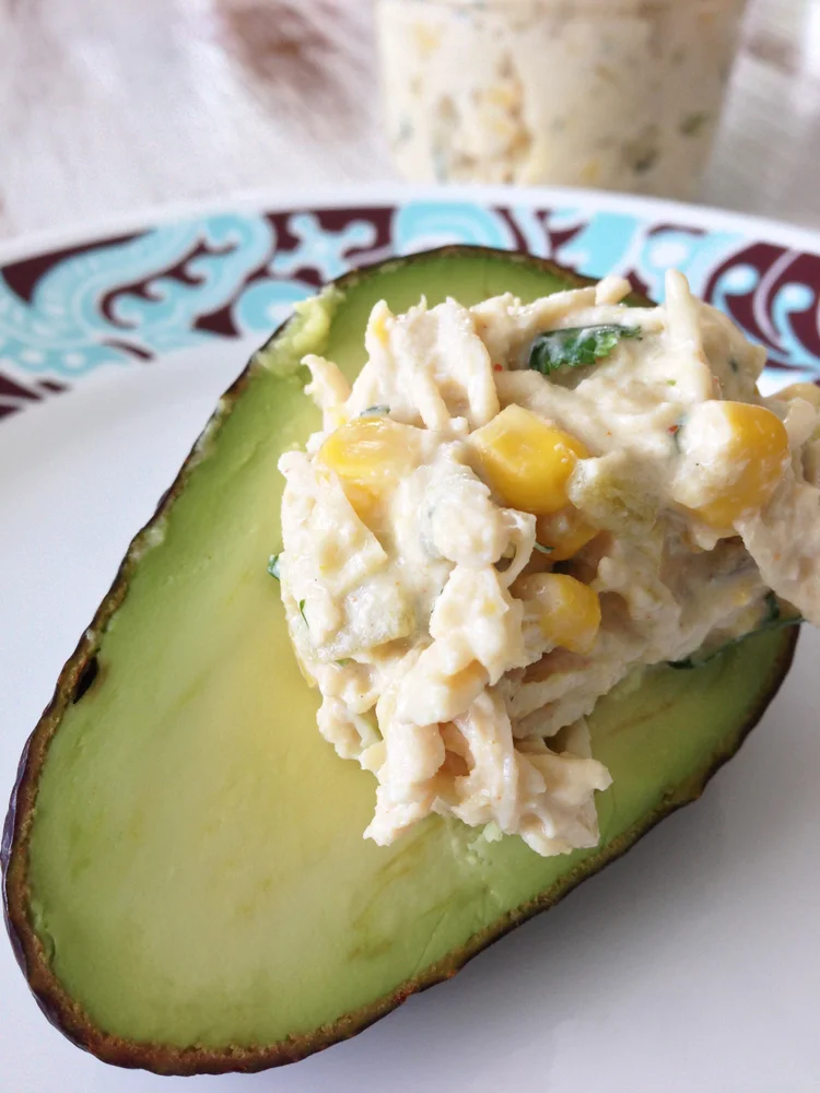 Green Chili Chicken Salad — The Skinny Fork