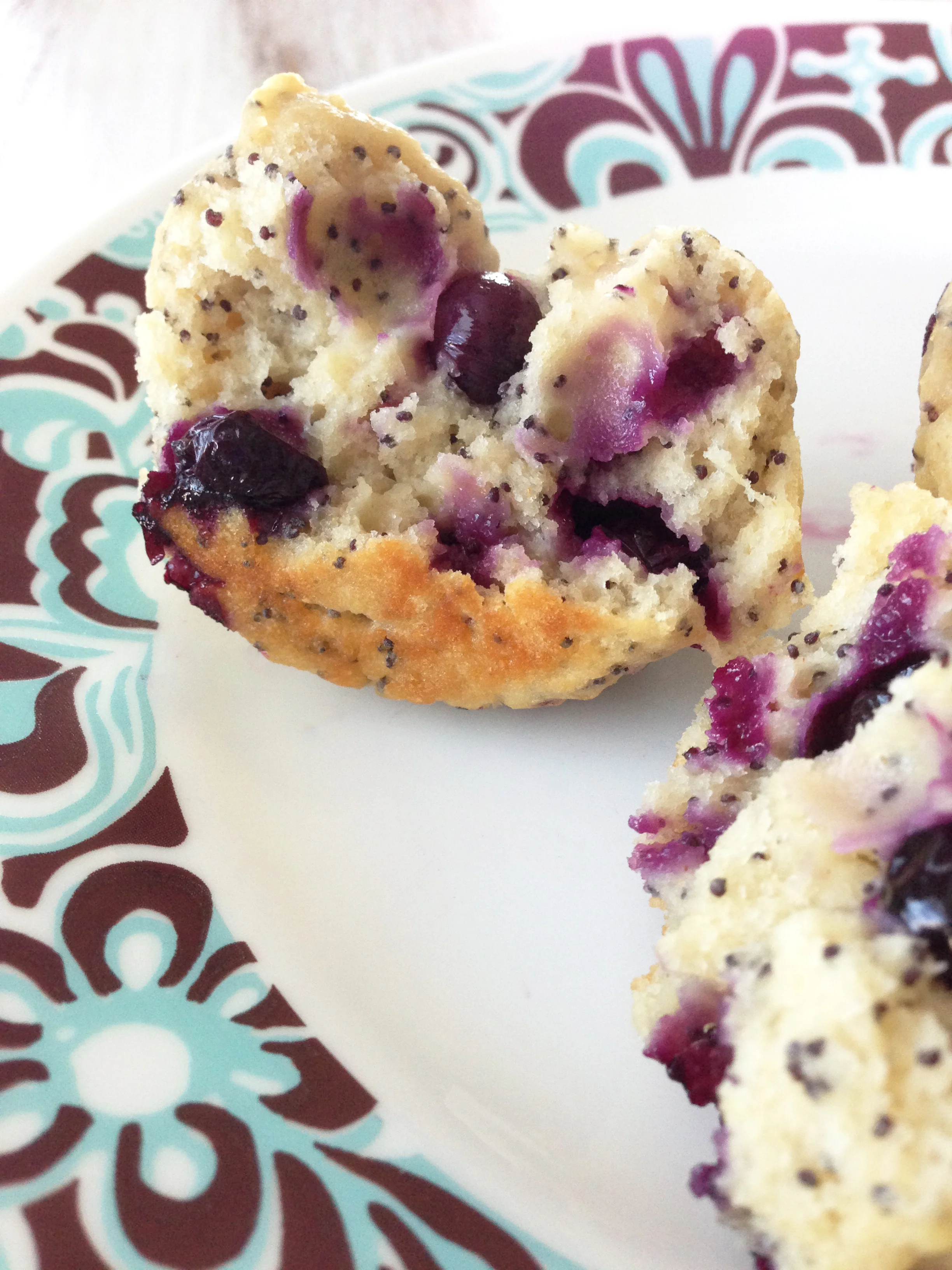 Healthified Lemon Blueberry Poppy Seed Muffins — The Skinny Fork