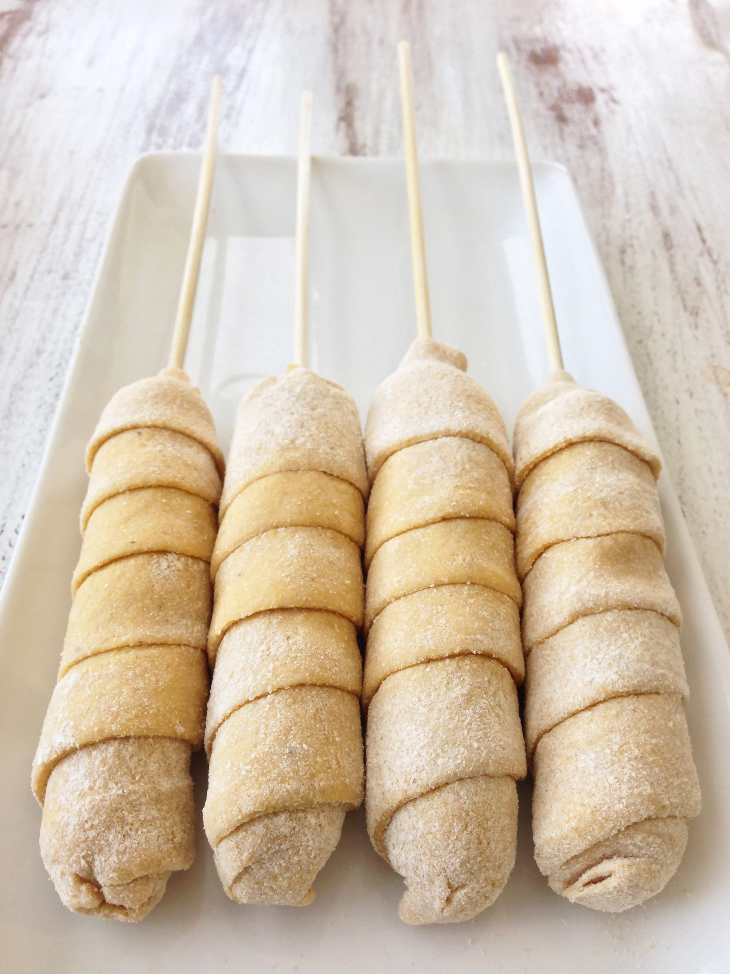 Baked Whole Wheat Corn Dogs — The Skinny Fork