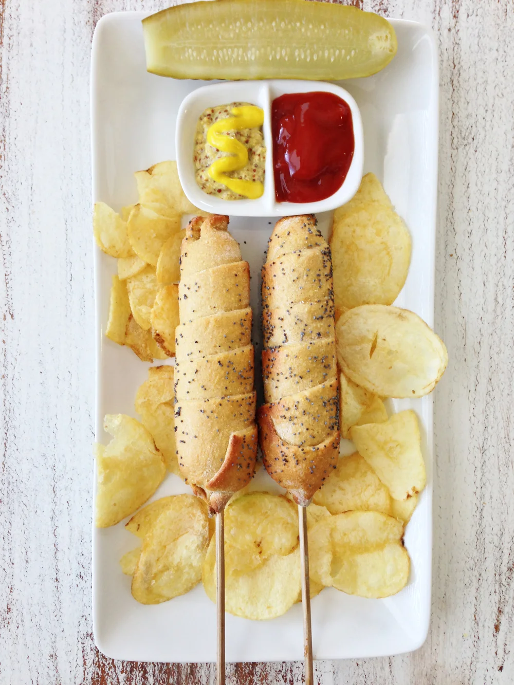 Baked Whole Wheat Corn Dogs — The Skinny Fork