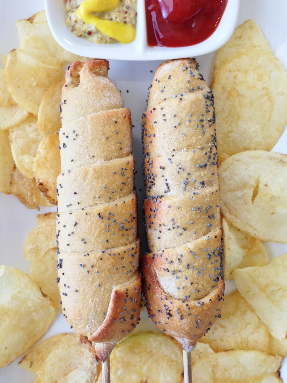 Baked Whole Wheat Corn Dogs — The Skinny Fork