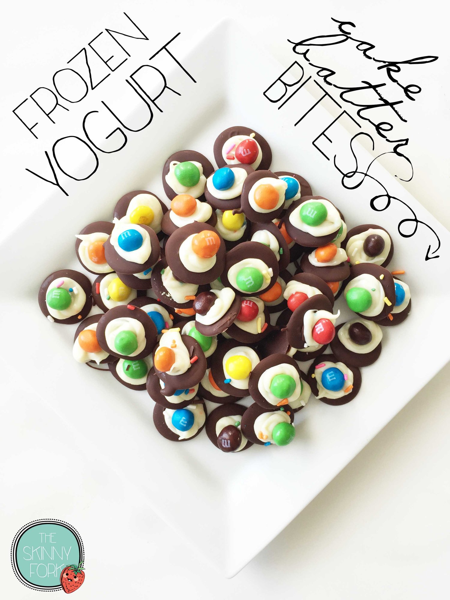 Frozen Yogurt Cake Batter Bites — The Skinny Fork