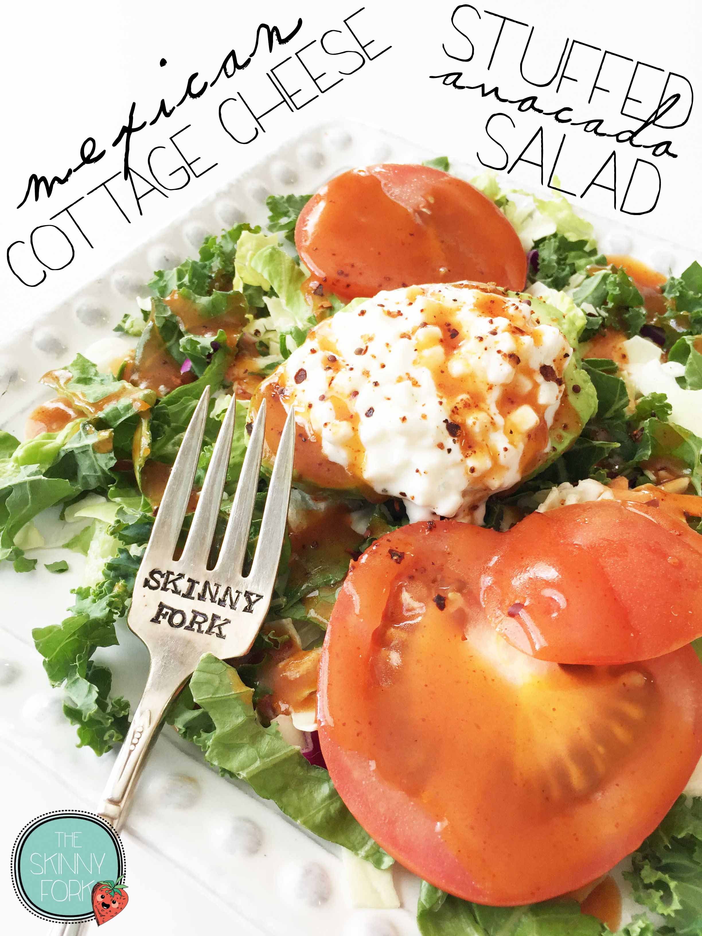 Mexican Cottage Cheese Stuffed Avocado Salad The Skinny Fork