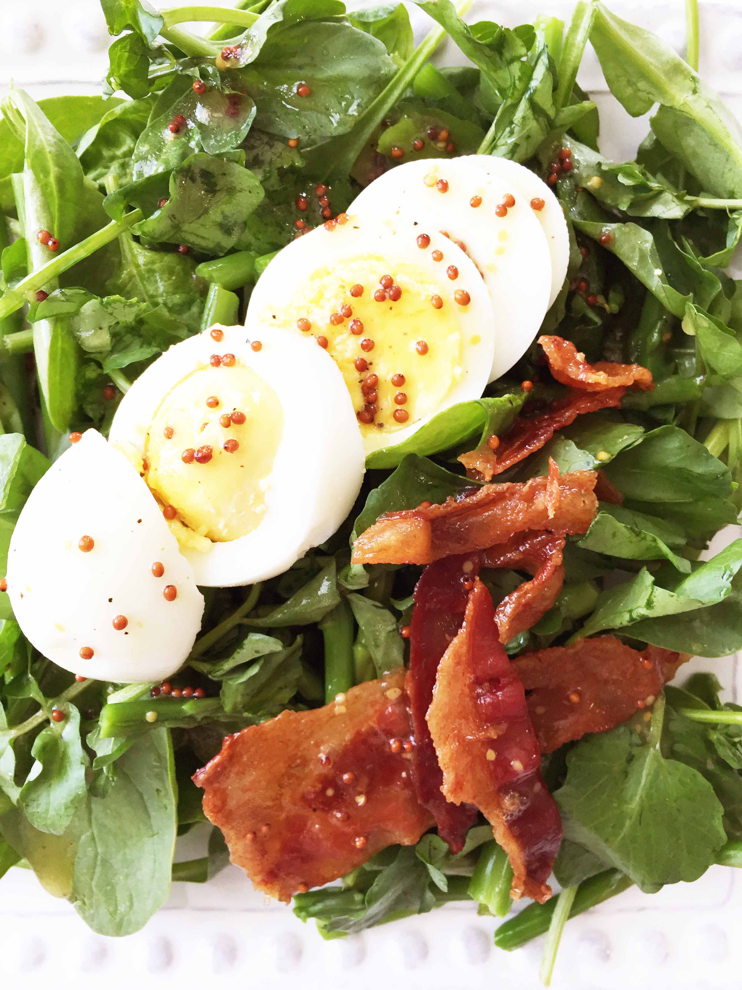 Spring Asparagus Salad & Honey Mustard Vinaigrette — The Skinny Fork