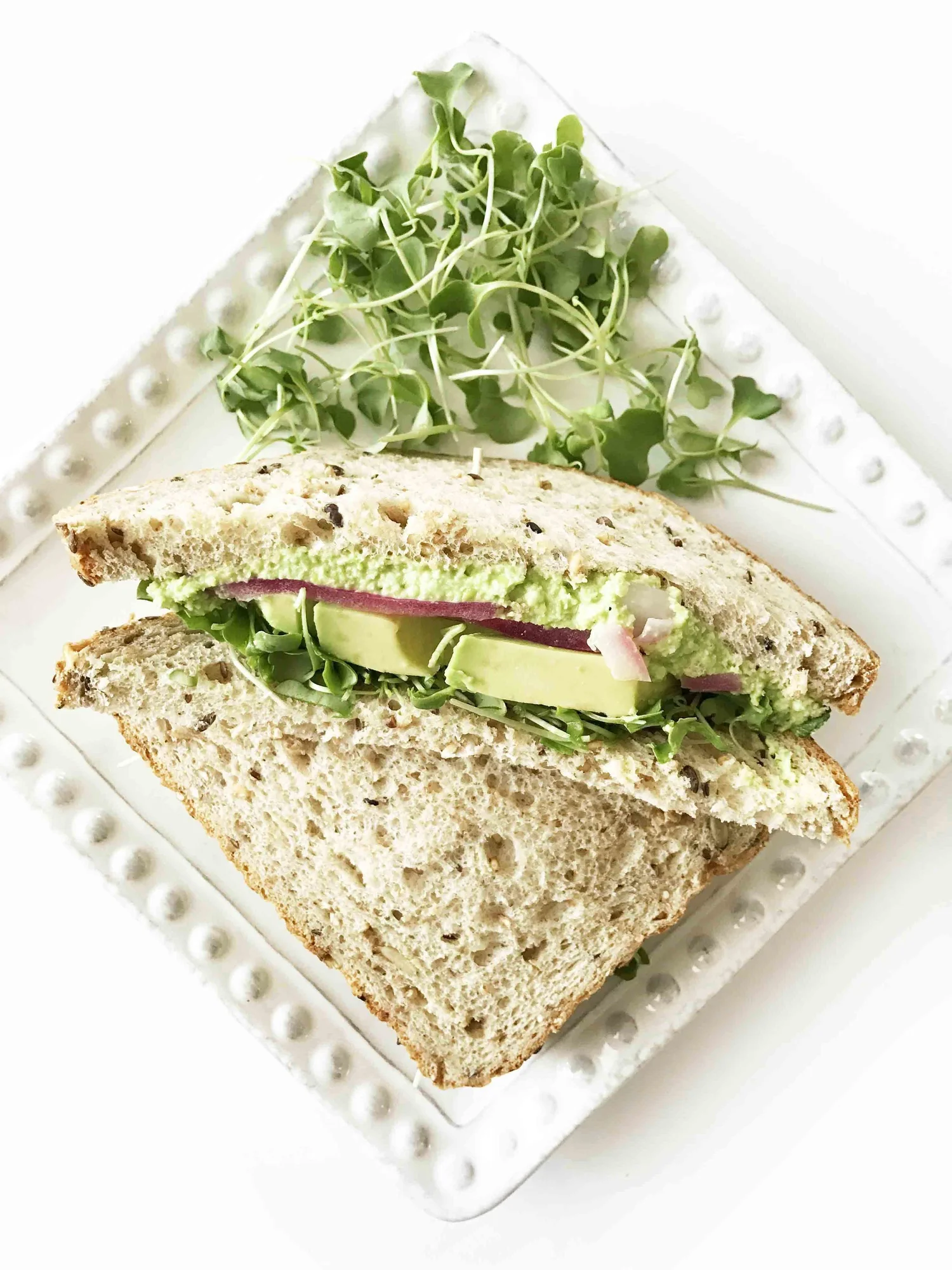 Edamame & Avocado Power Sandwich — The Skinny Fork