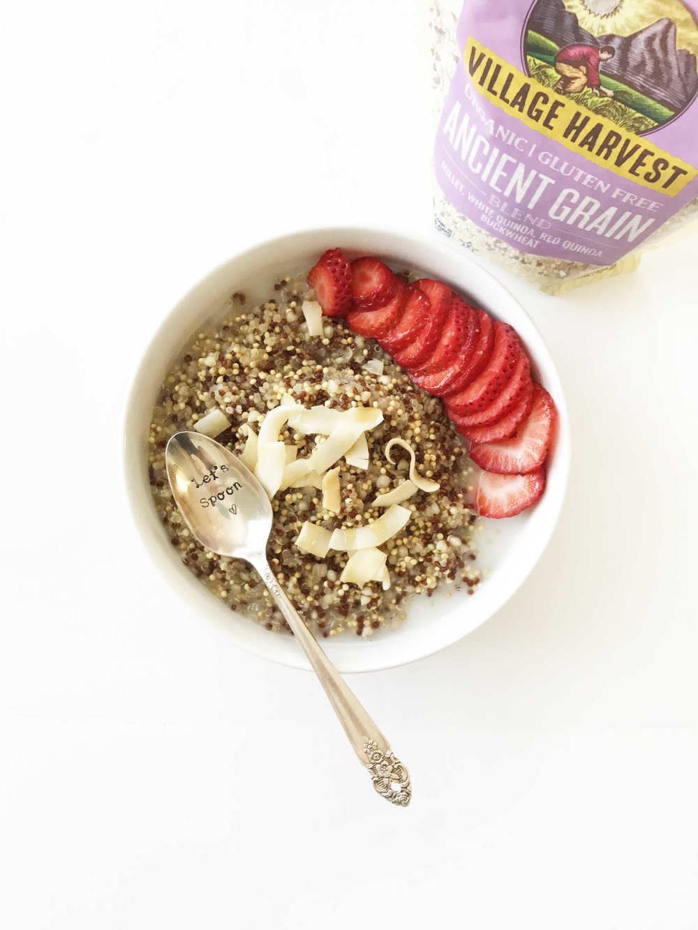 Summer Strawberry & Coconut Breakfast Cereal — The Skinny Fork