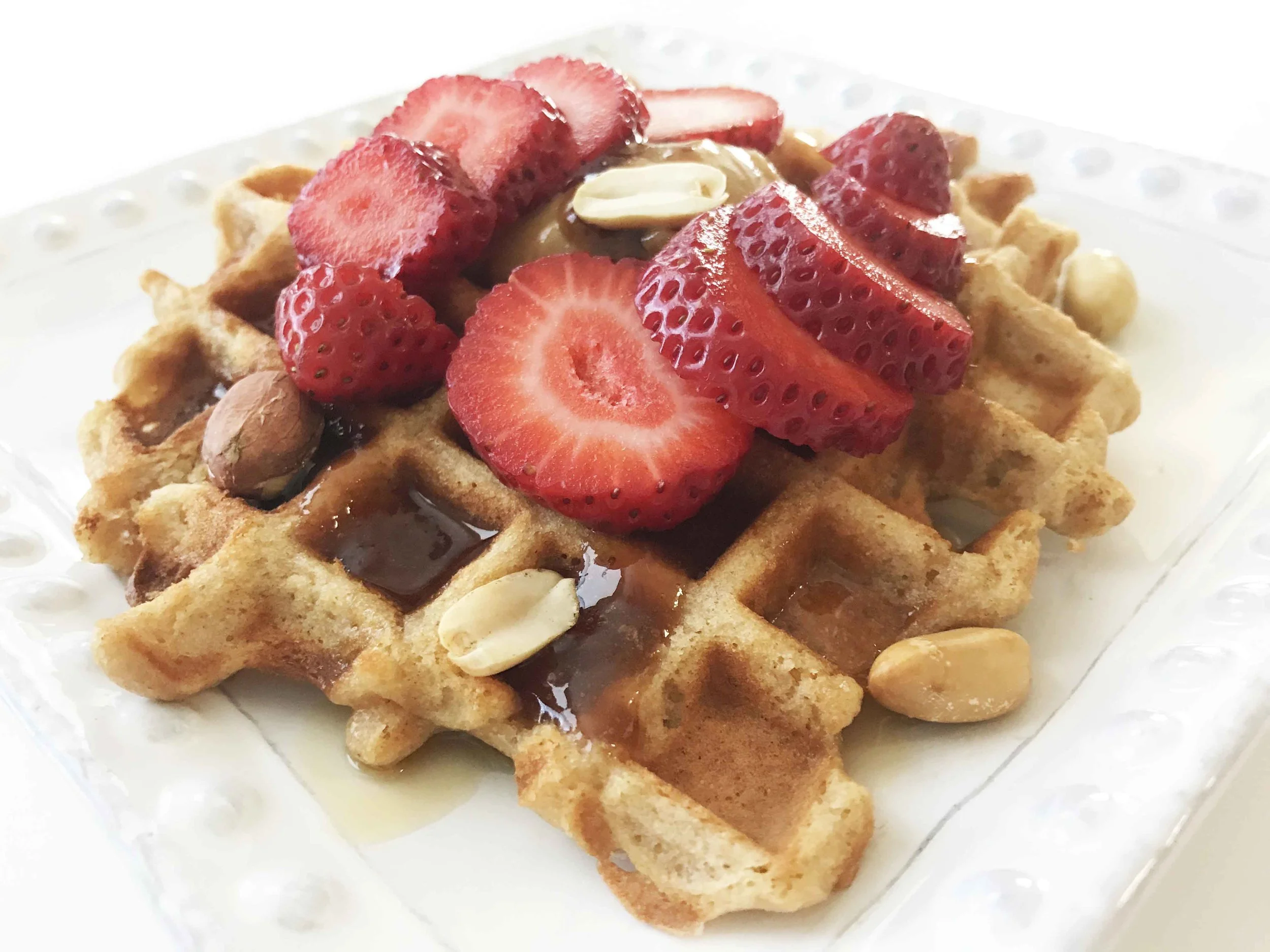 Easy Peanut Butter & Jelly Waffles — The Skinny Fork