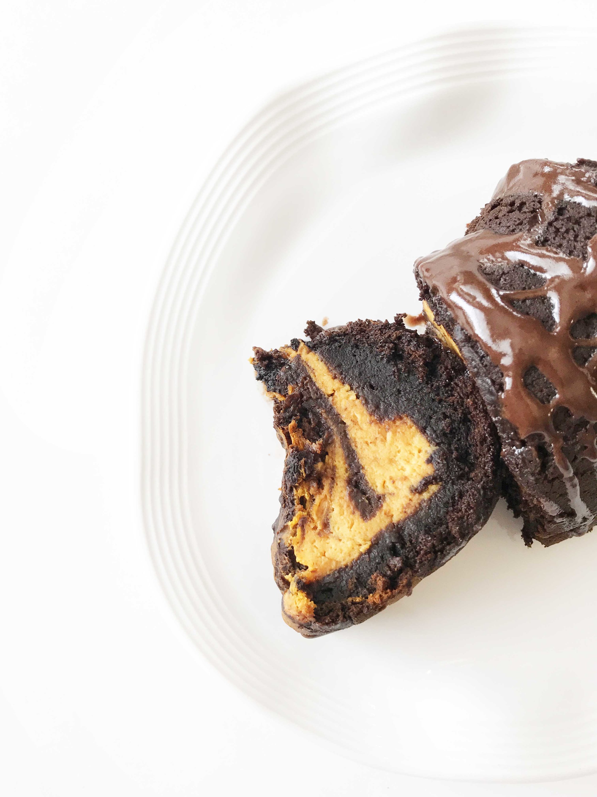 Pumpkin-Chocolate Swirl Bundt Cake - Southern Cast Iron