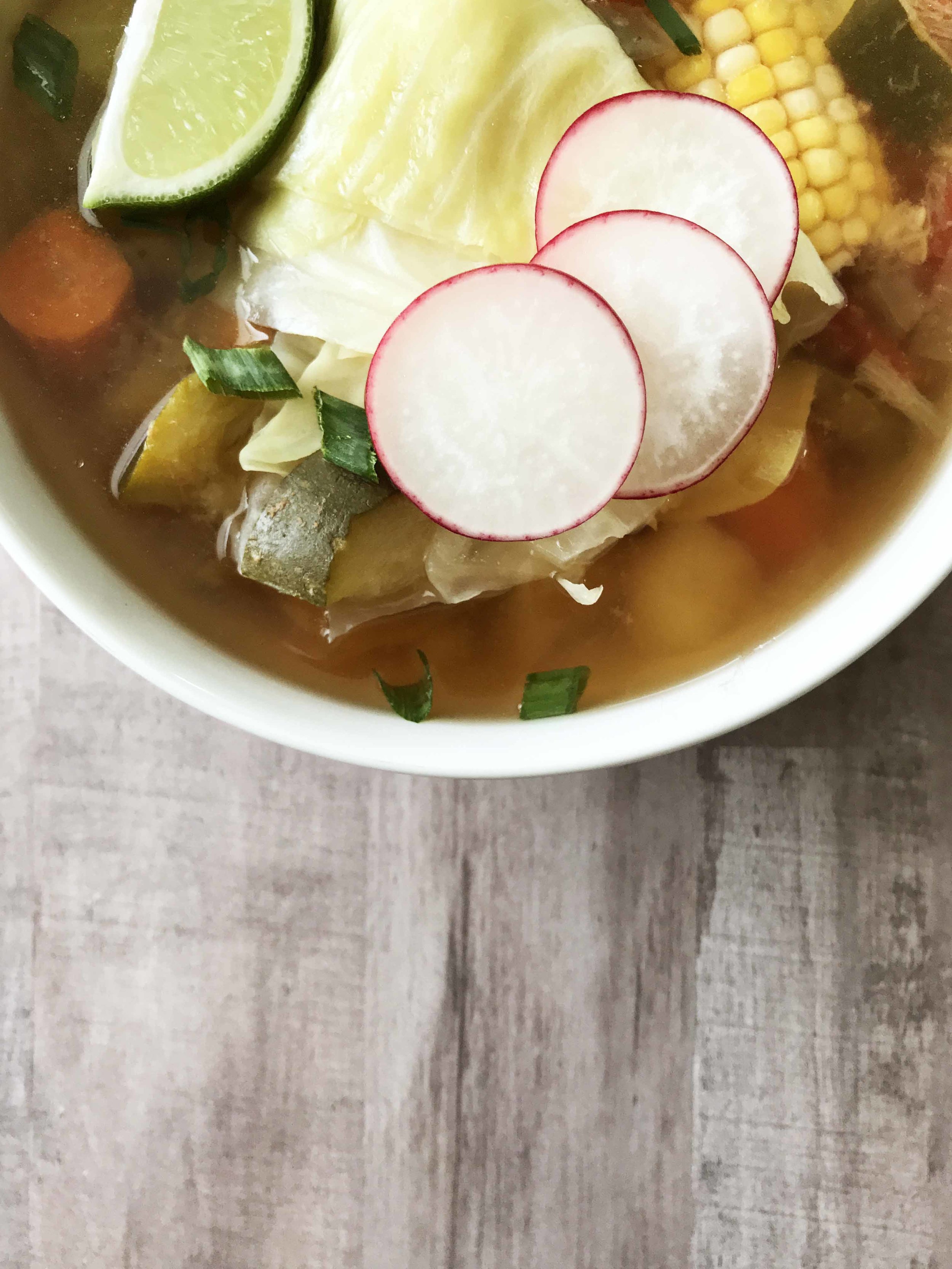 Slow Cooker Caldo de Pollo (Mexican Chicken Soup) - The Lemon Bowl®