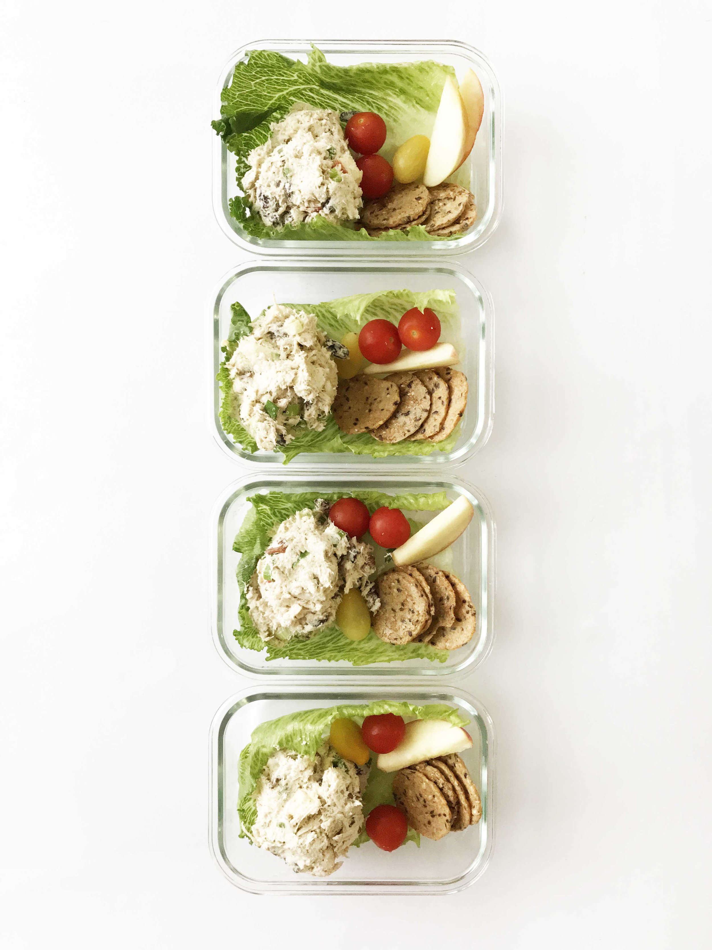 Chicken Salad Protein Boxes (Meal Planning)