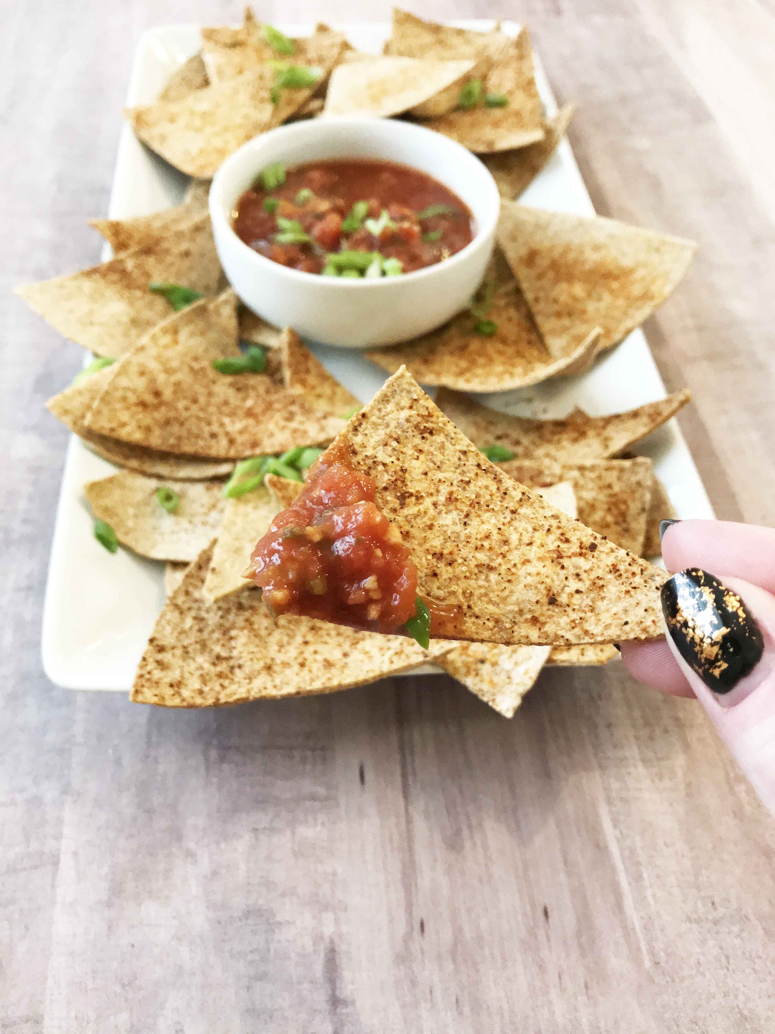 Baked Tortilla Chips — The Skinny Fork