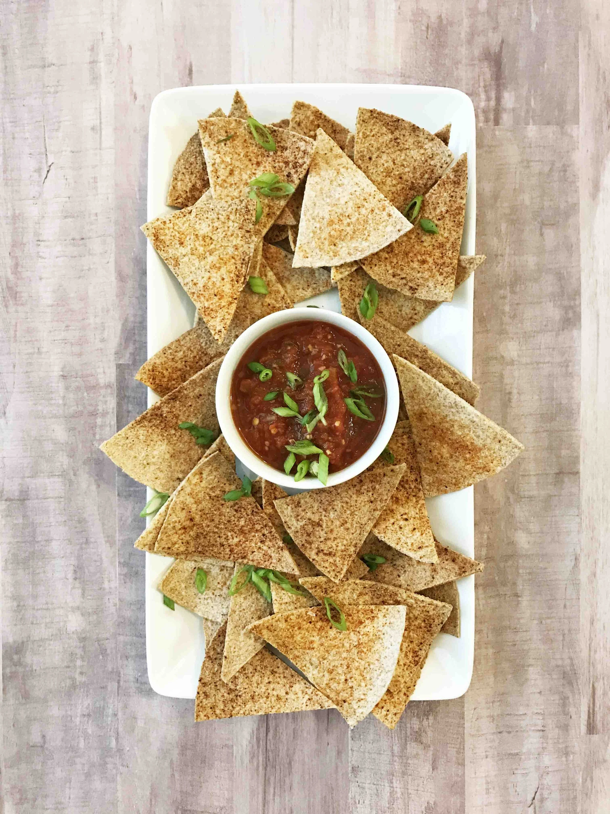 Baked Tortilla Chips The Skinny Fork baked-tortilla-chips-the-skinny-fork