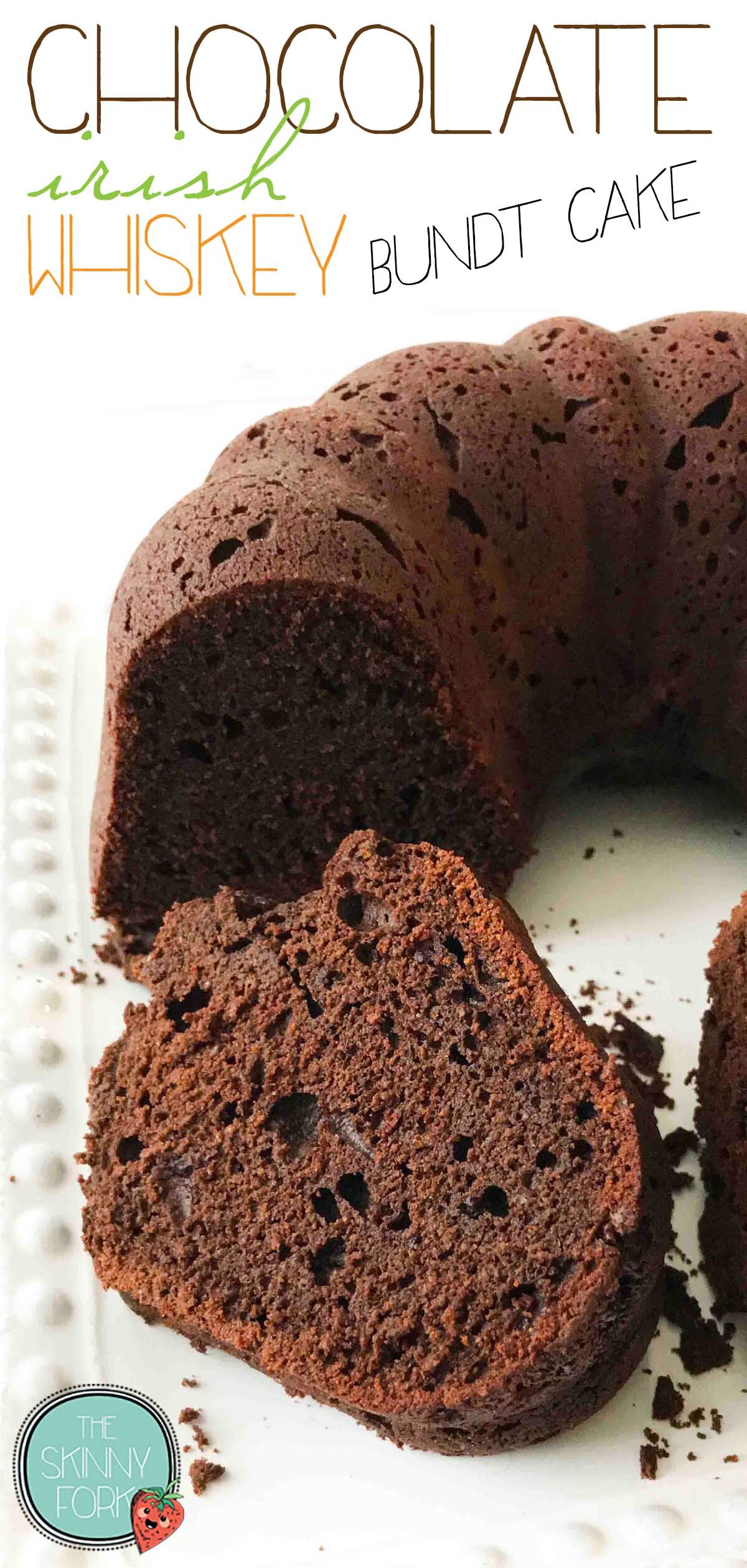 Chocolate Irish Whiskey Bundt Cake