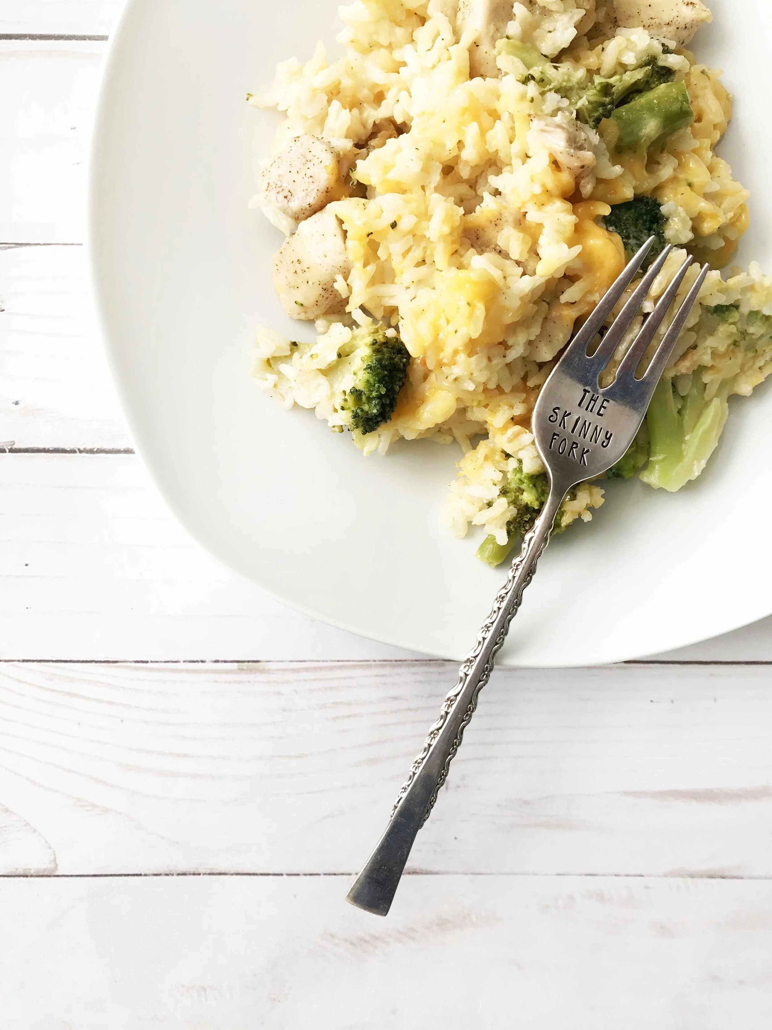 Cheesy Chicken Broccoli Rice Casserole — The Skinny Fork