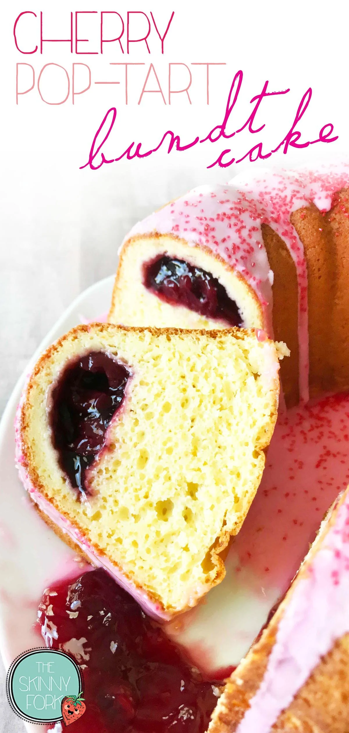 Cherry Pop-Tart Bundt Cake