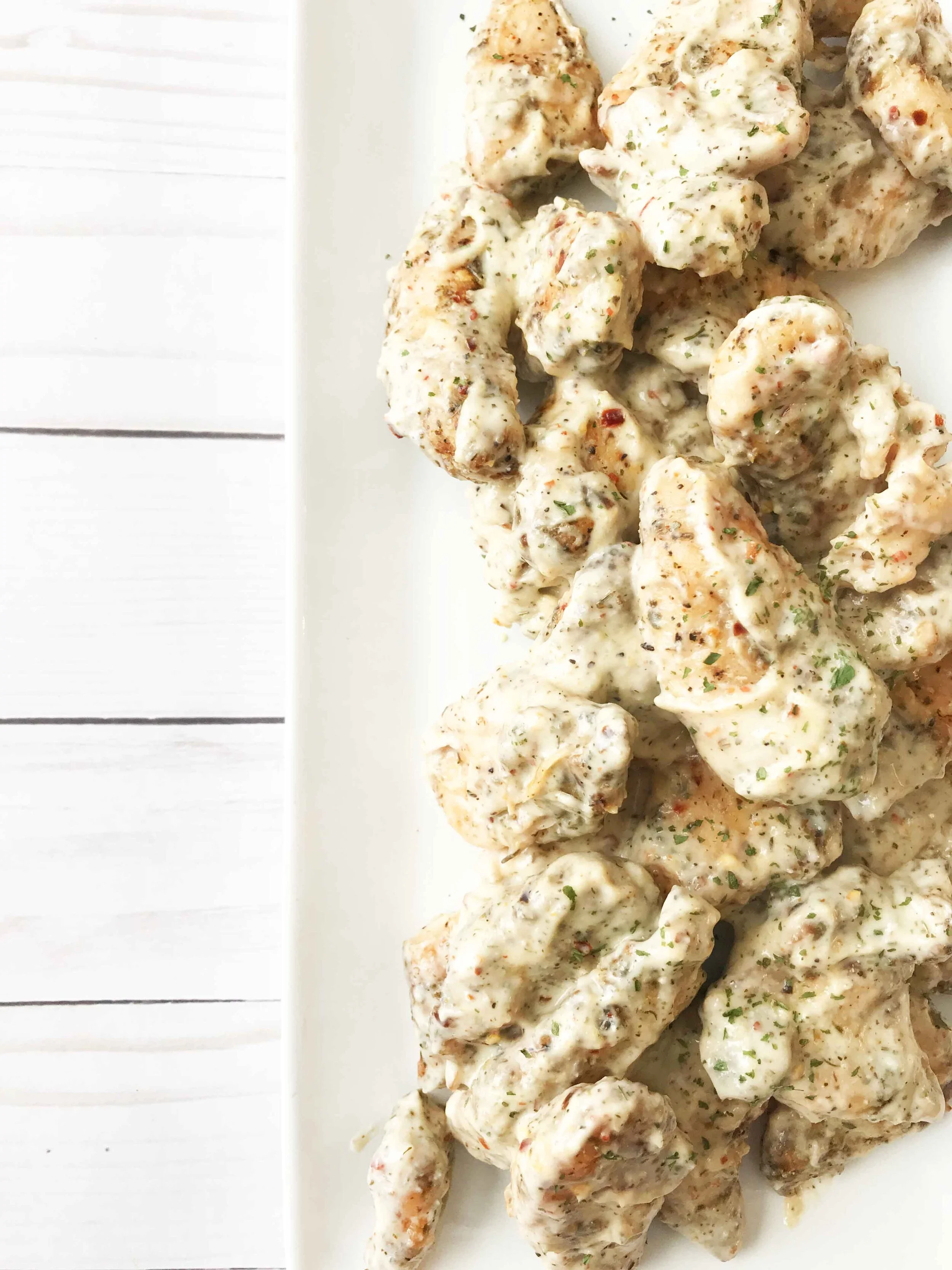 Skinny Baked Garlic Parmesan Boneless Chicken Wings — The Skinny Fork