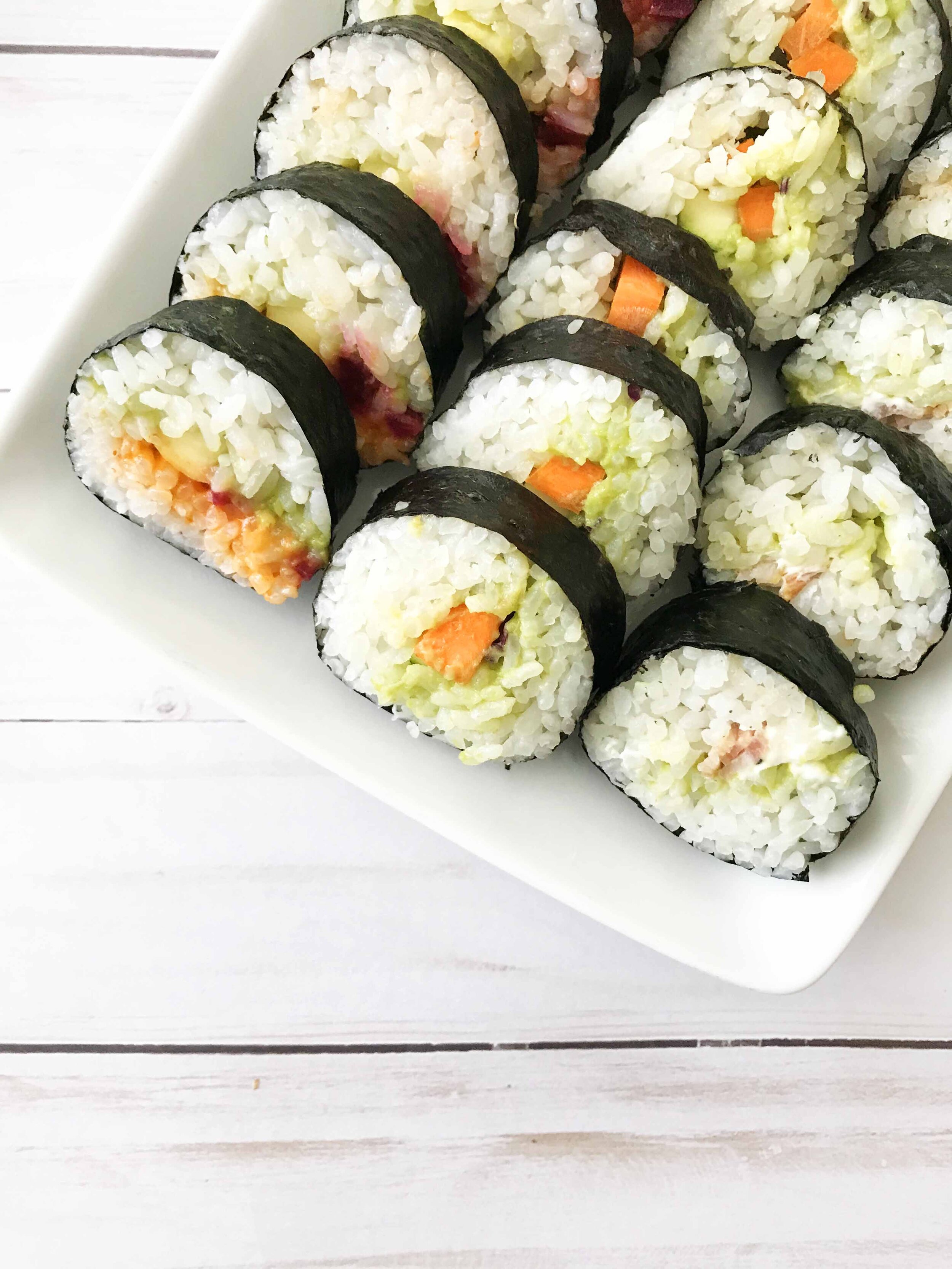 Easy Homemade Vegan Sushi Recipe - Veggies Don't Bite