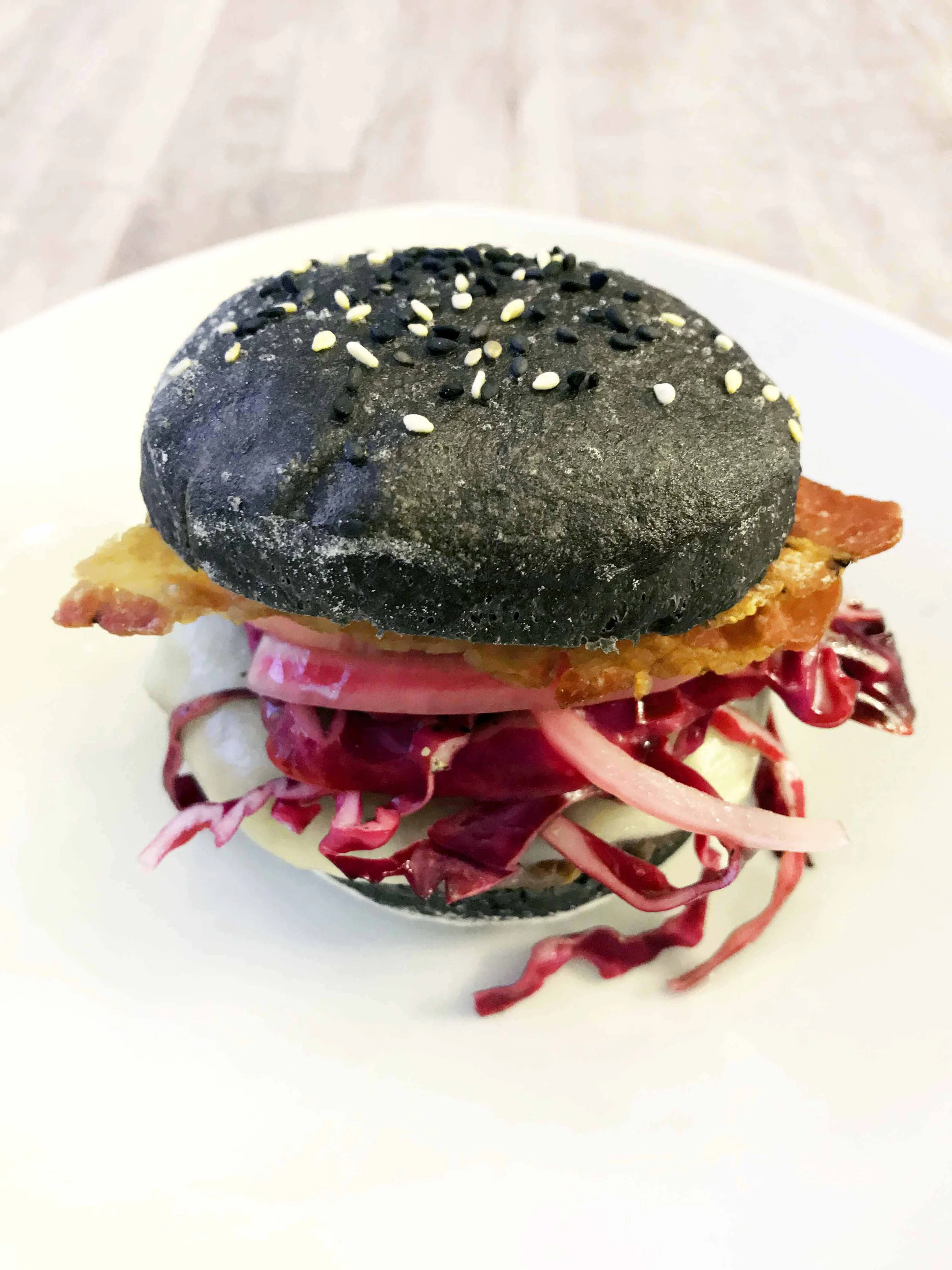 Black Burger Buns (Bread Machine) — The Skinny Fork