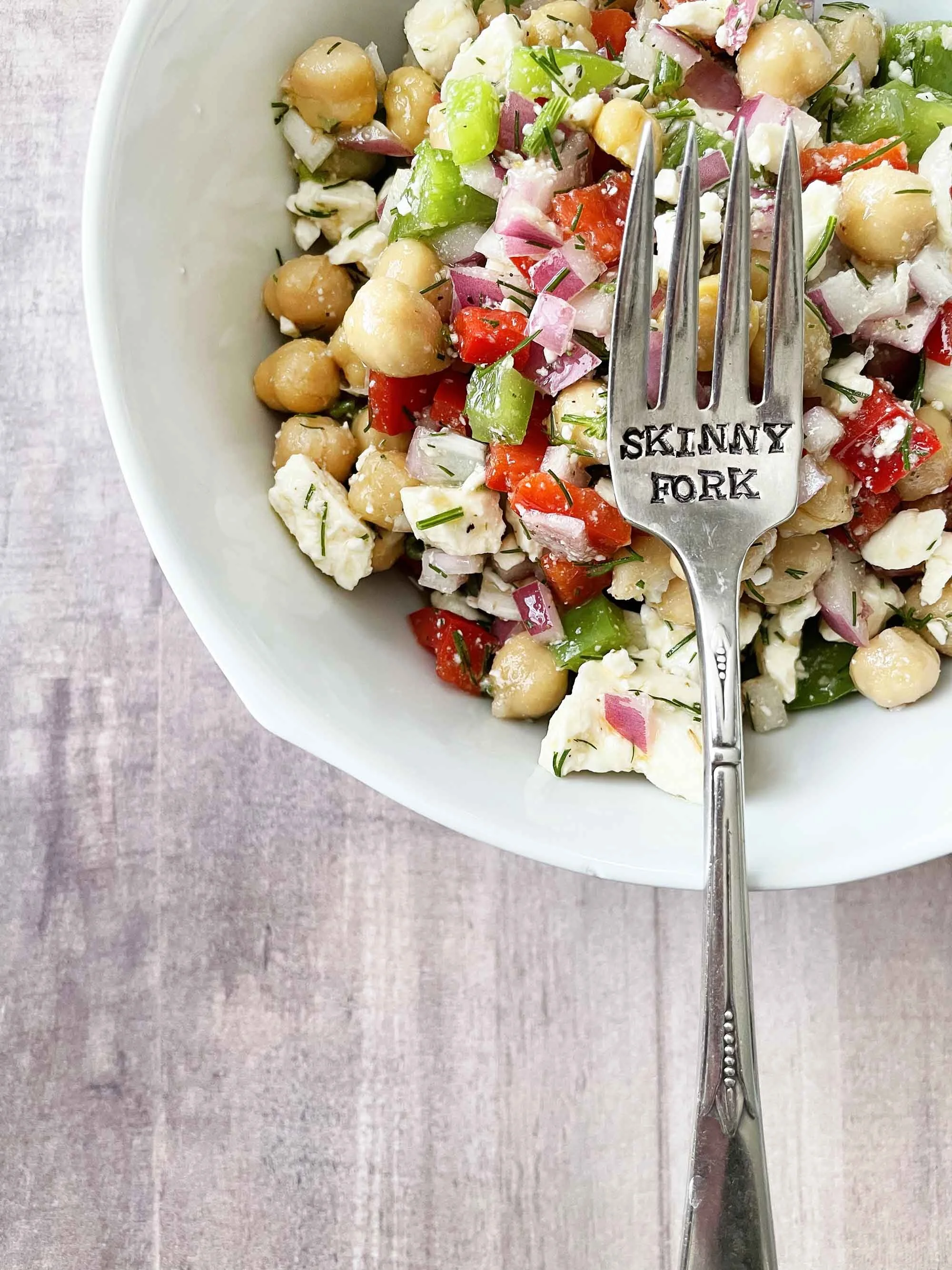 Instant Pot Chickpea Salad with Lemon, Feta, and Fresh Dill Recipe