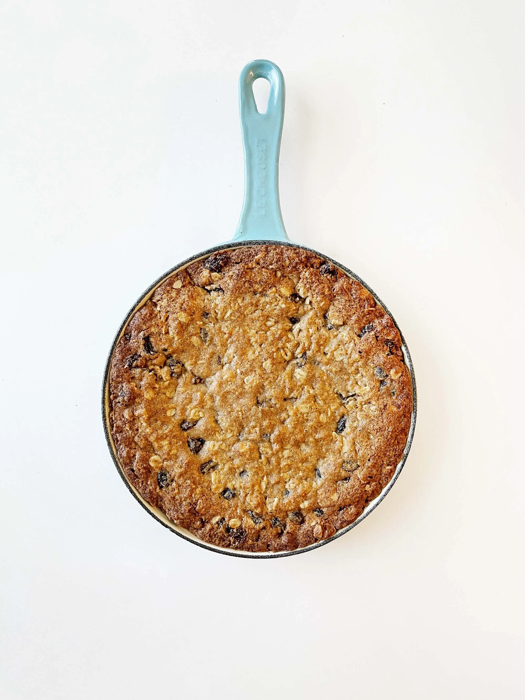 Oatmeal Raisin Skillet Cookie — The Skinny Fork