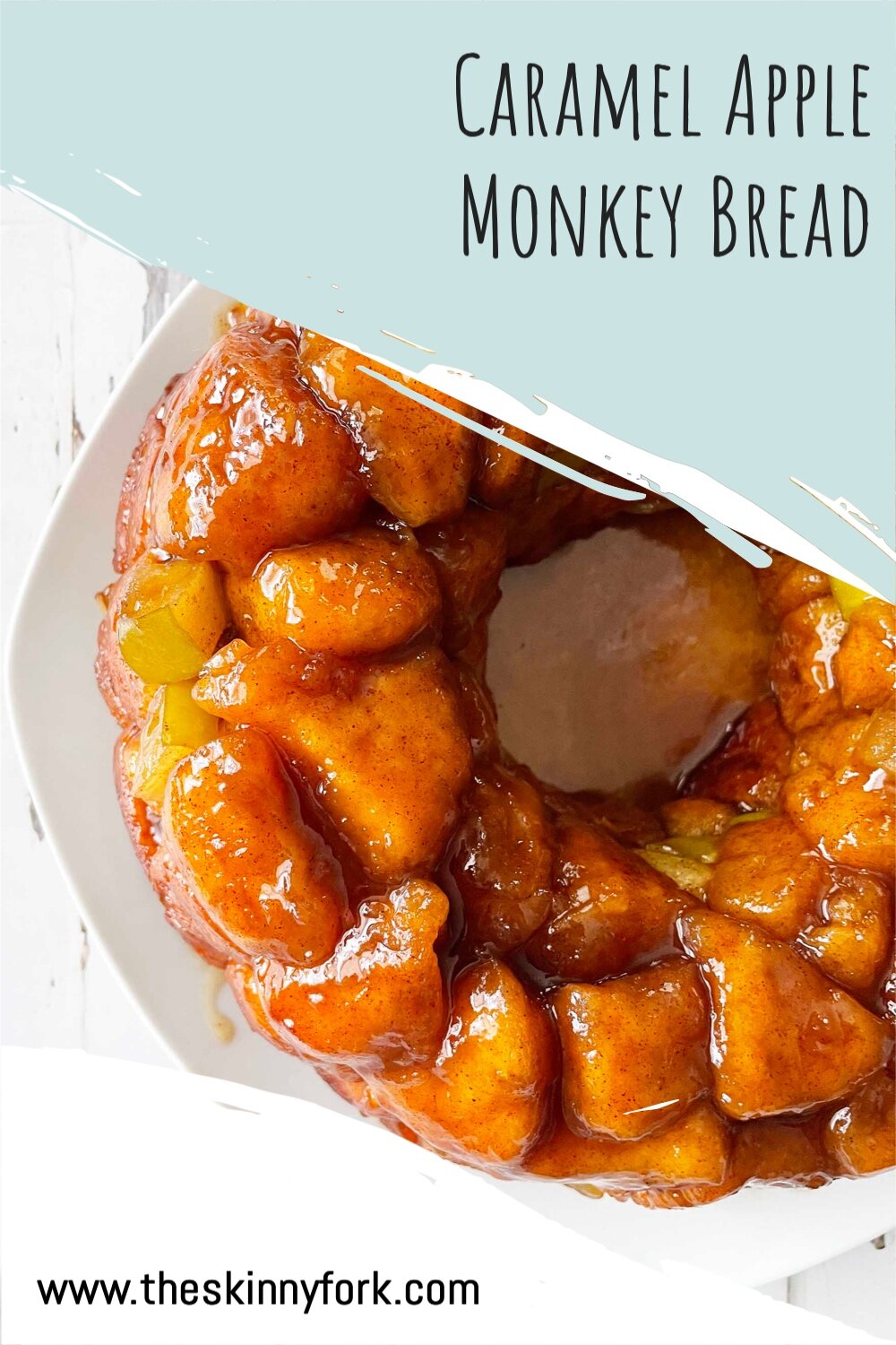 Apple Monkey Bread Crockpot Recipe - Yummy! - That Skinny Chick