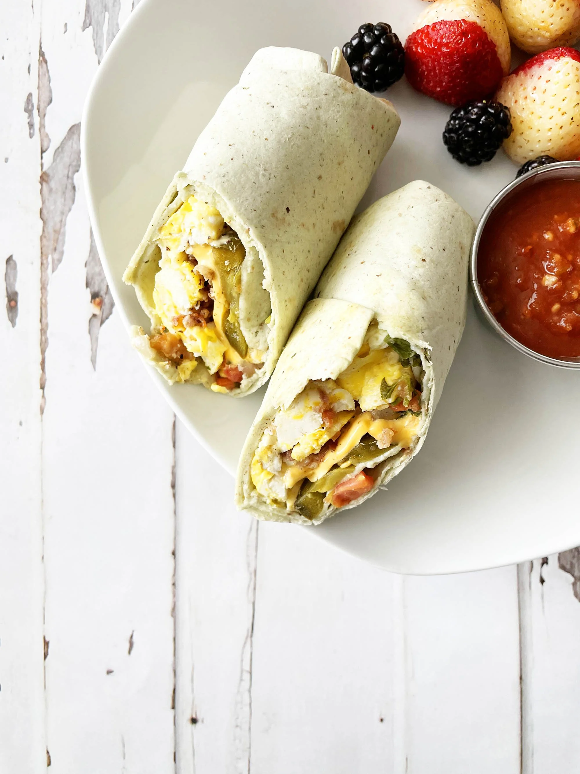 Air Fryer Breakfast Burrito