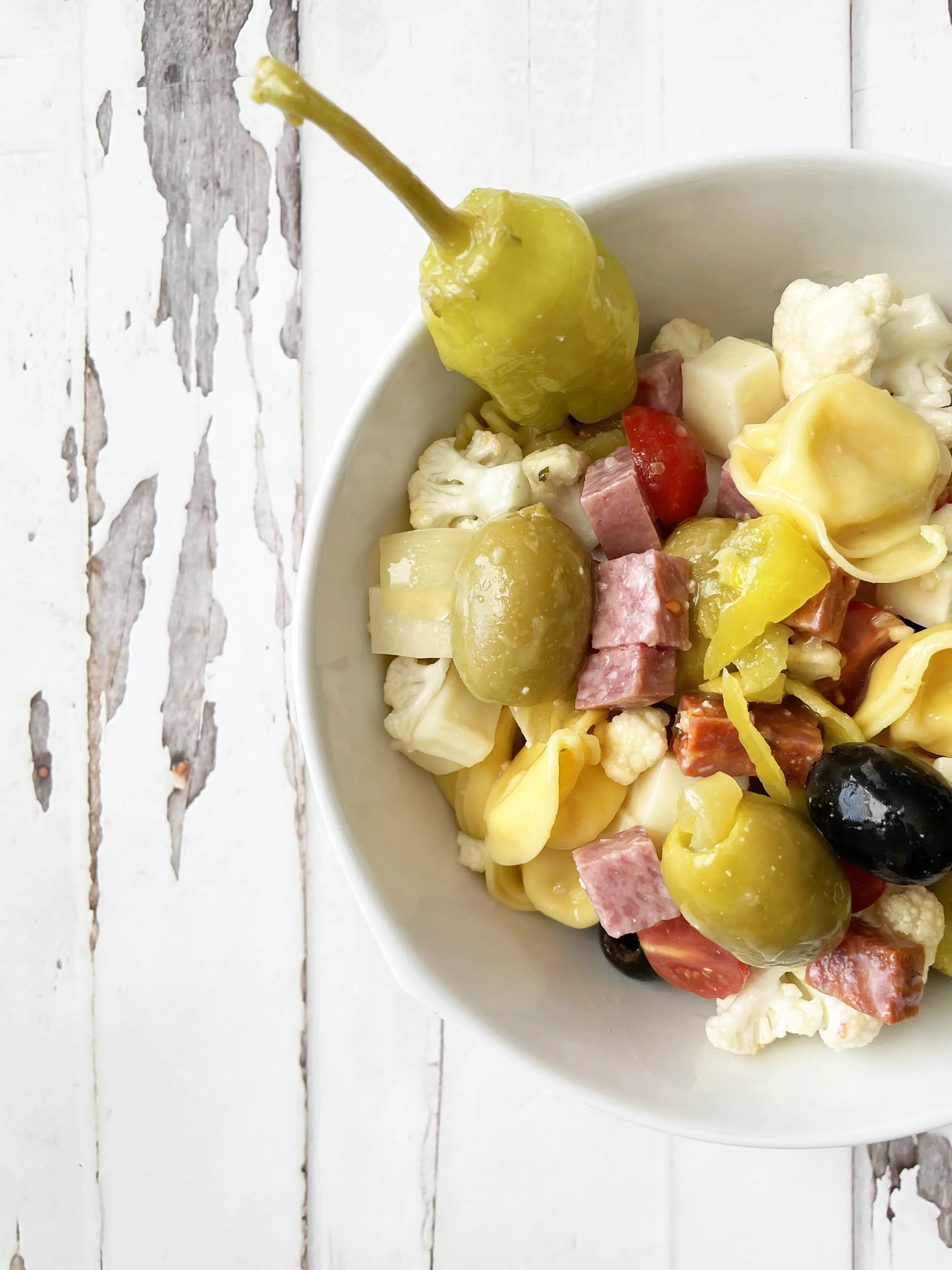 Skinny Antipasto Pasta Salad