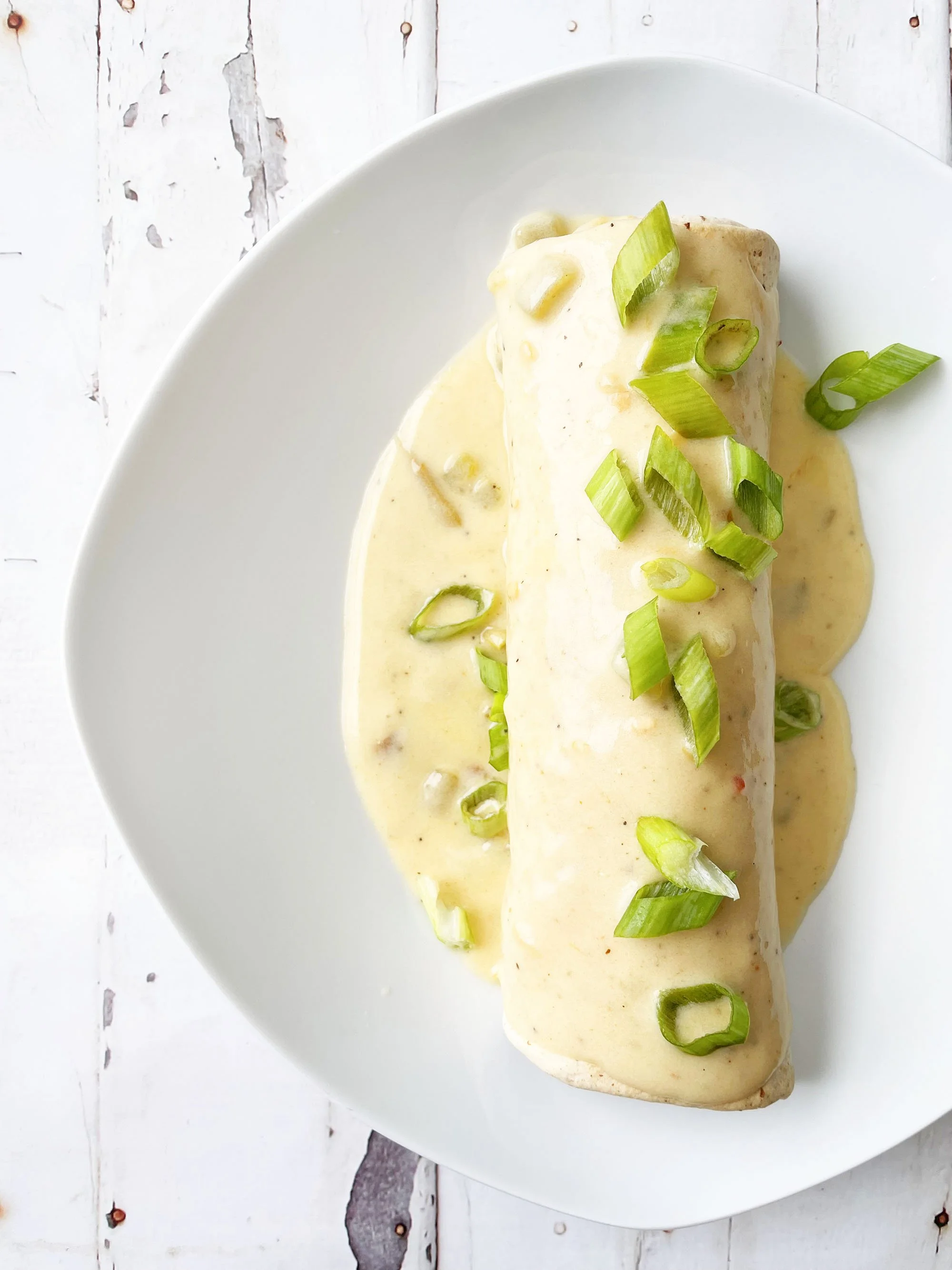 Smothered Chicken Burritos