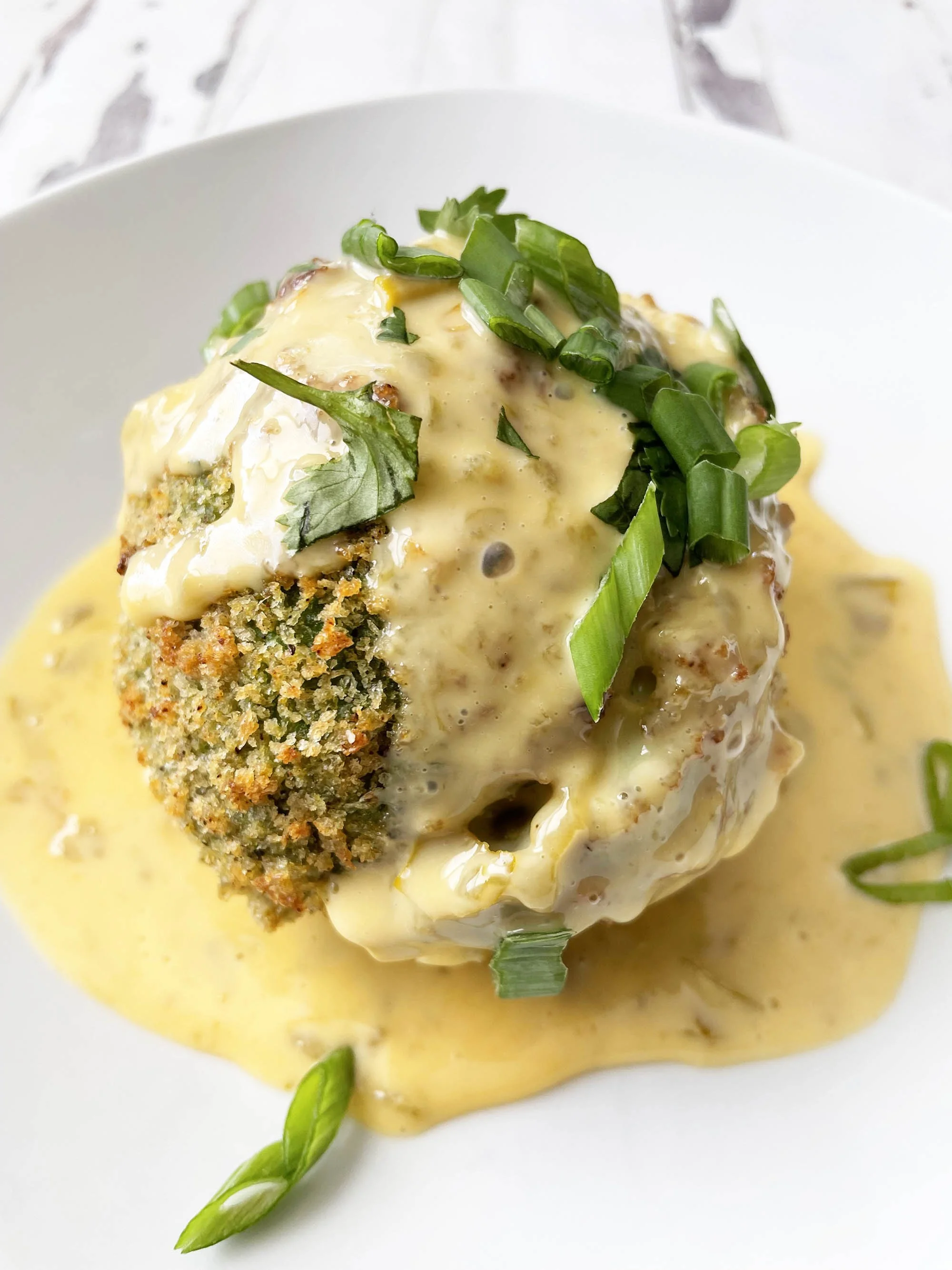 Air Fryer Stuffed Avocado