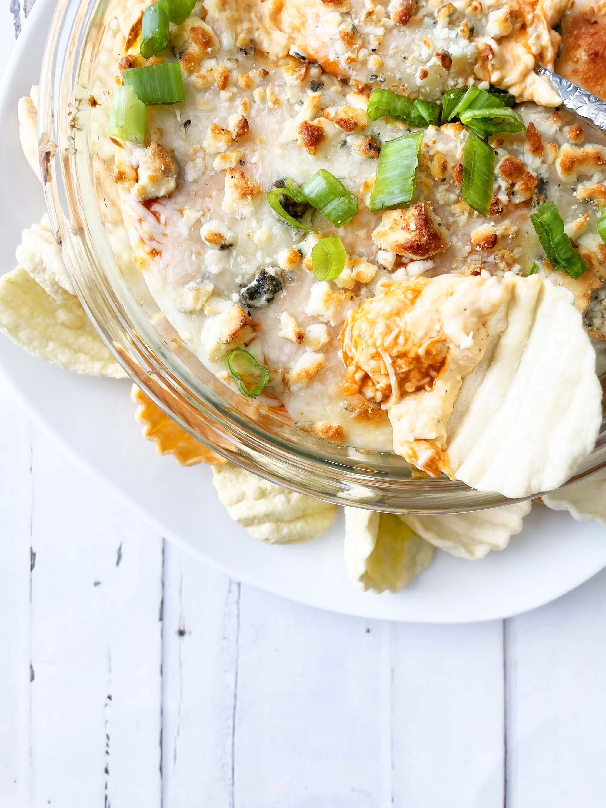 Easy Baked Buffalo Chicken Dip
