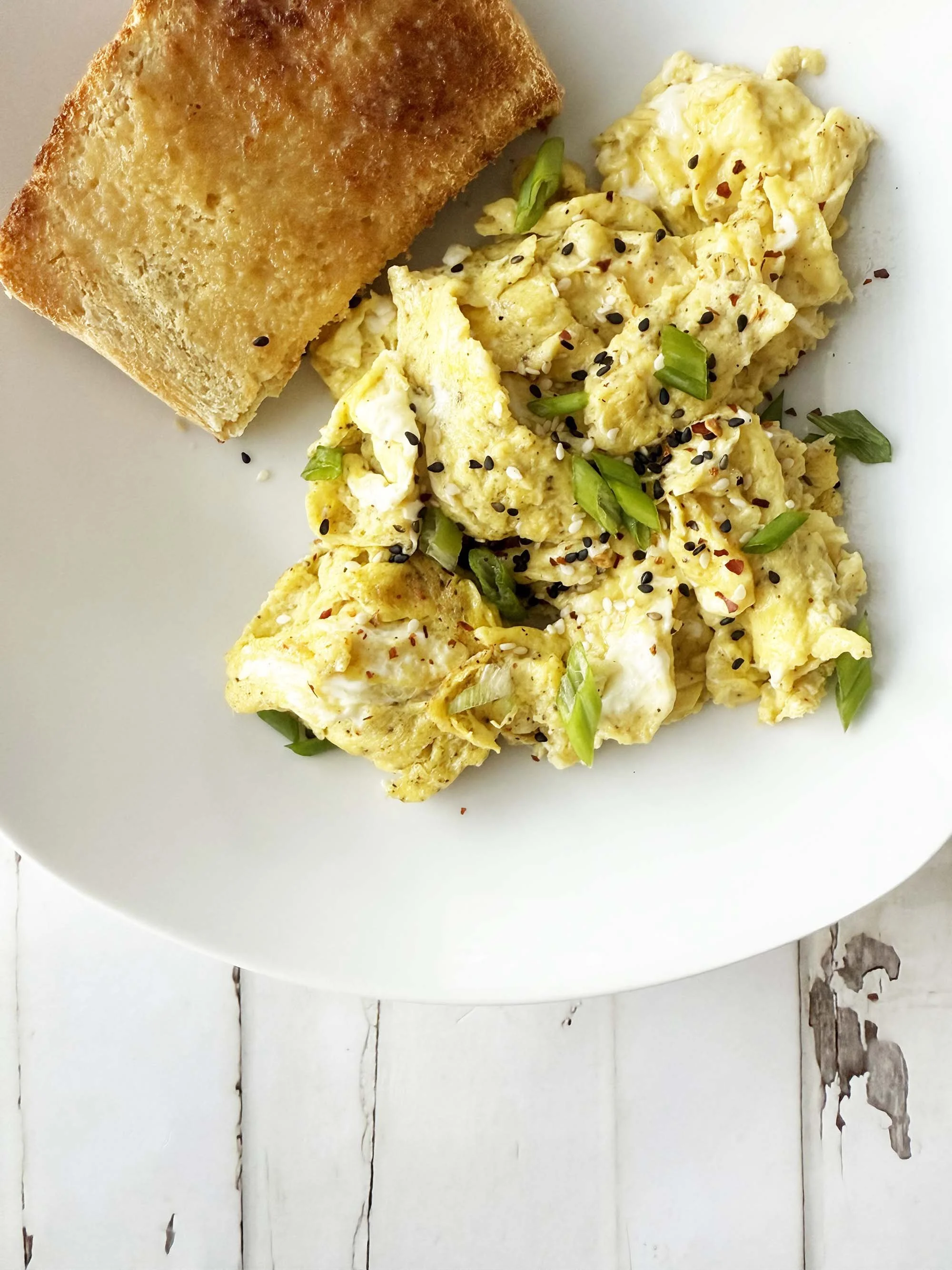Miso Butter Scrambled Eggs