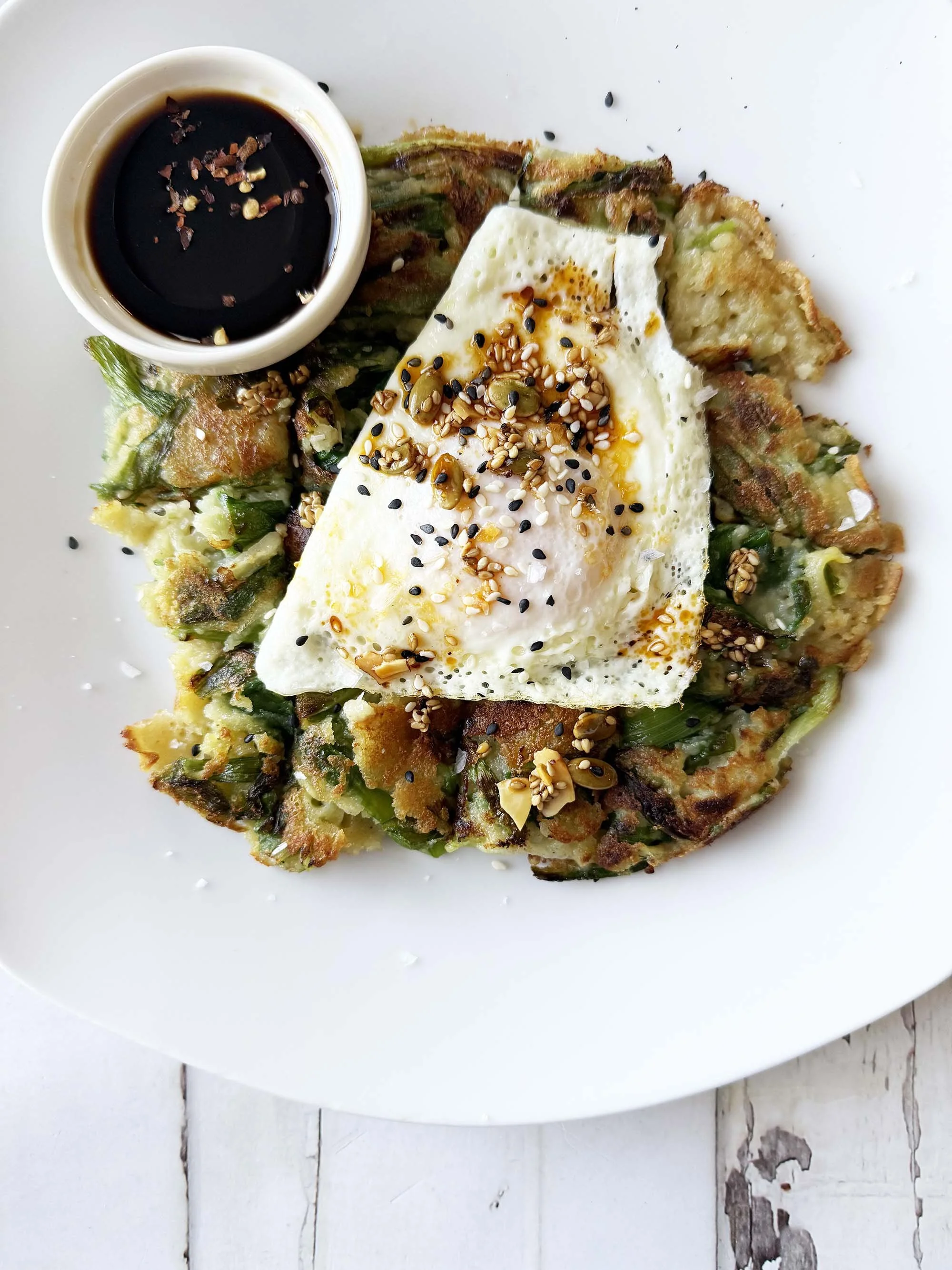 Savory Asian Scallion Pancake