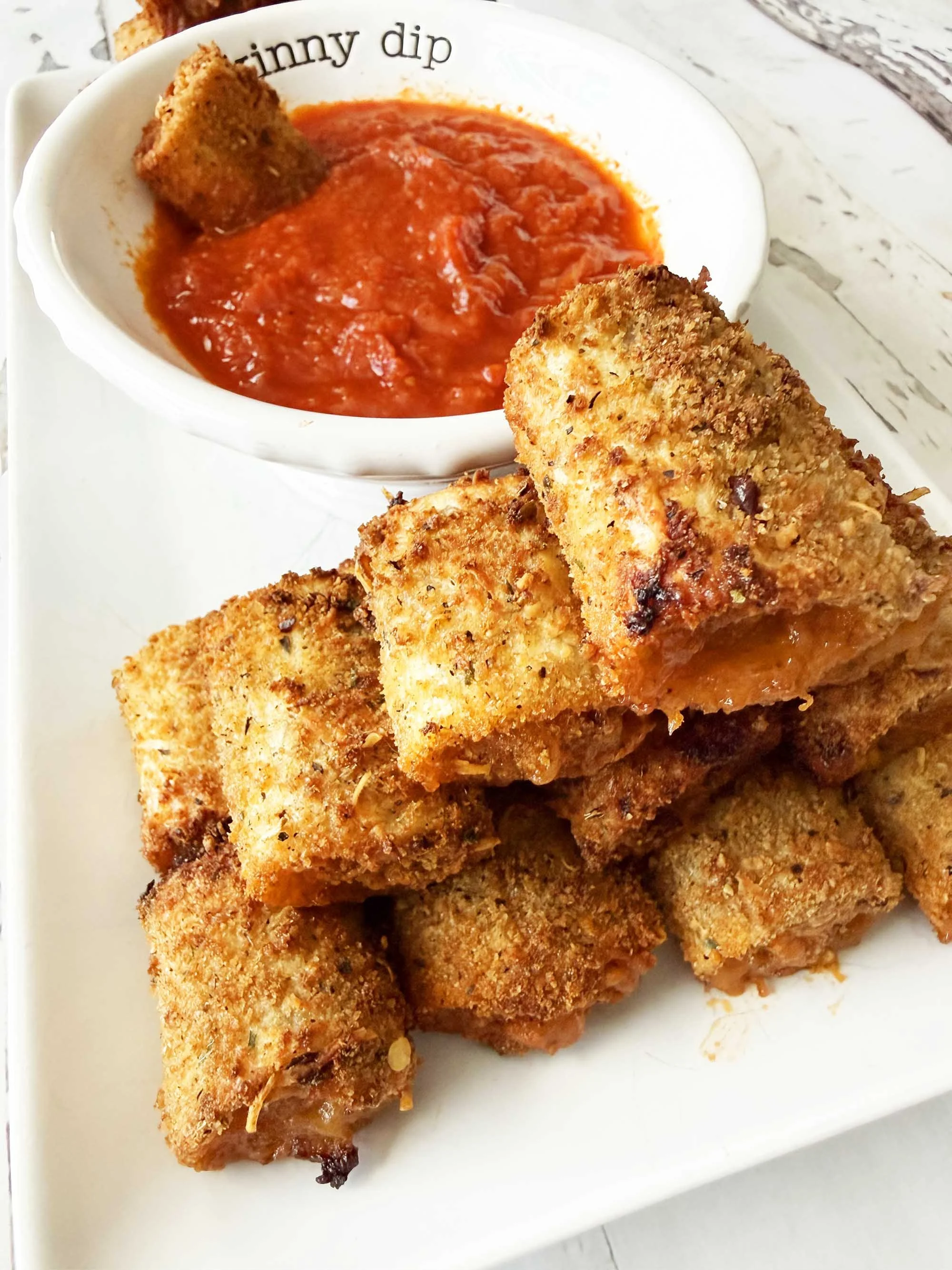 Air Fried Stuffed Pasta