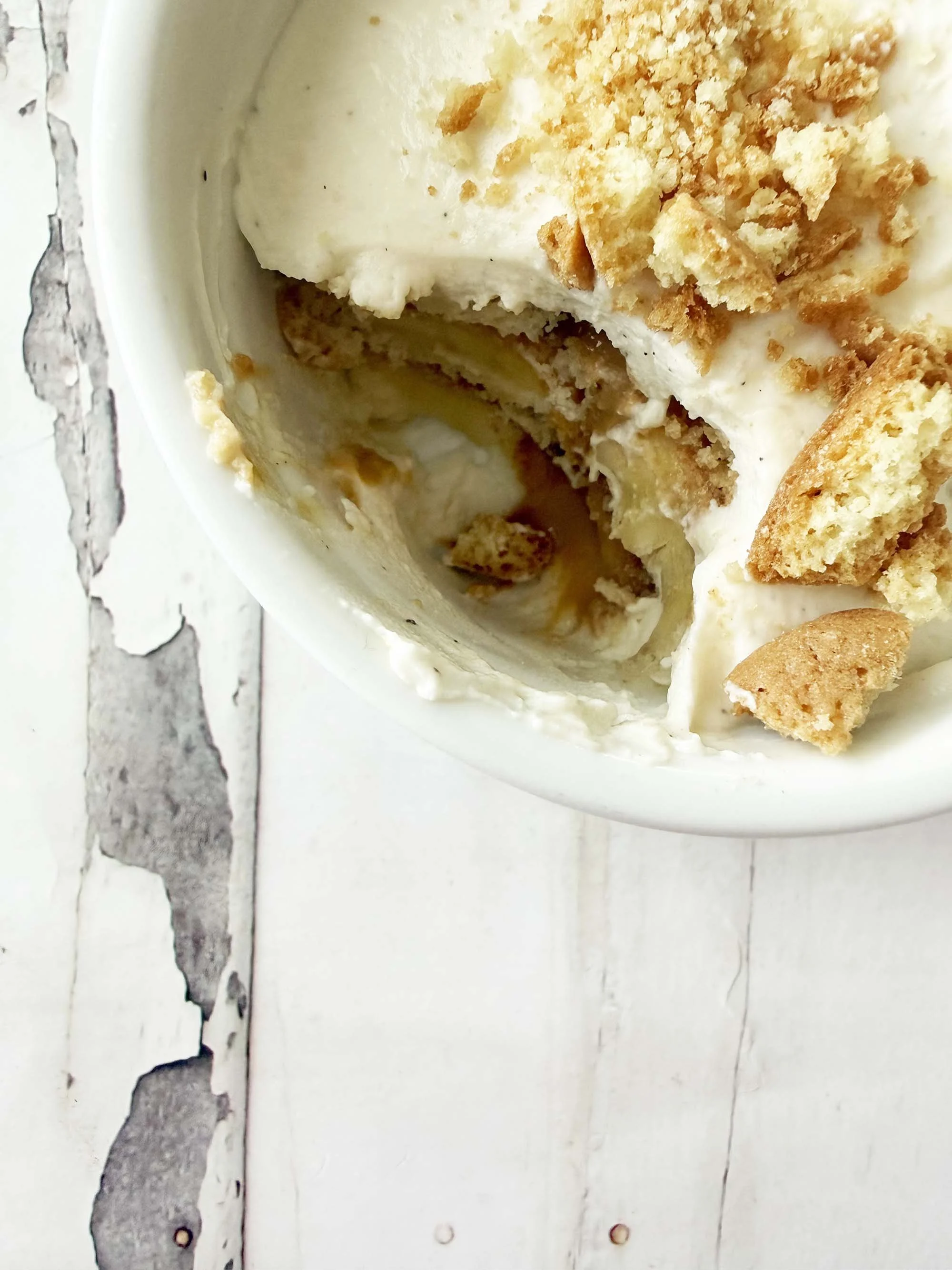 Skinny Caramel Banana Pudding No Bake Cheesecake