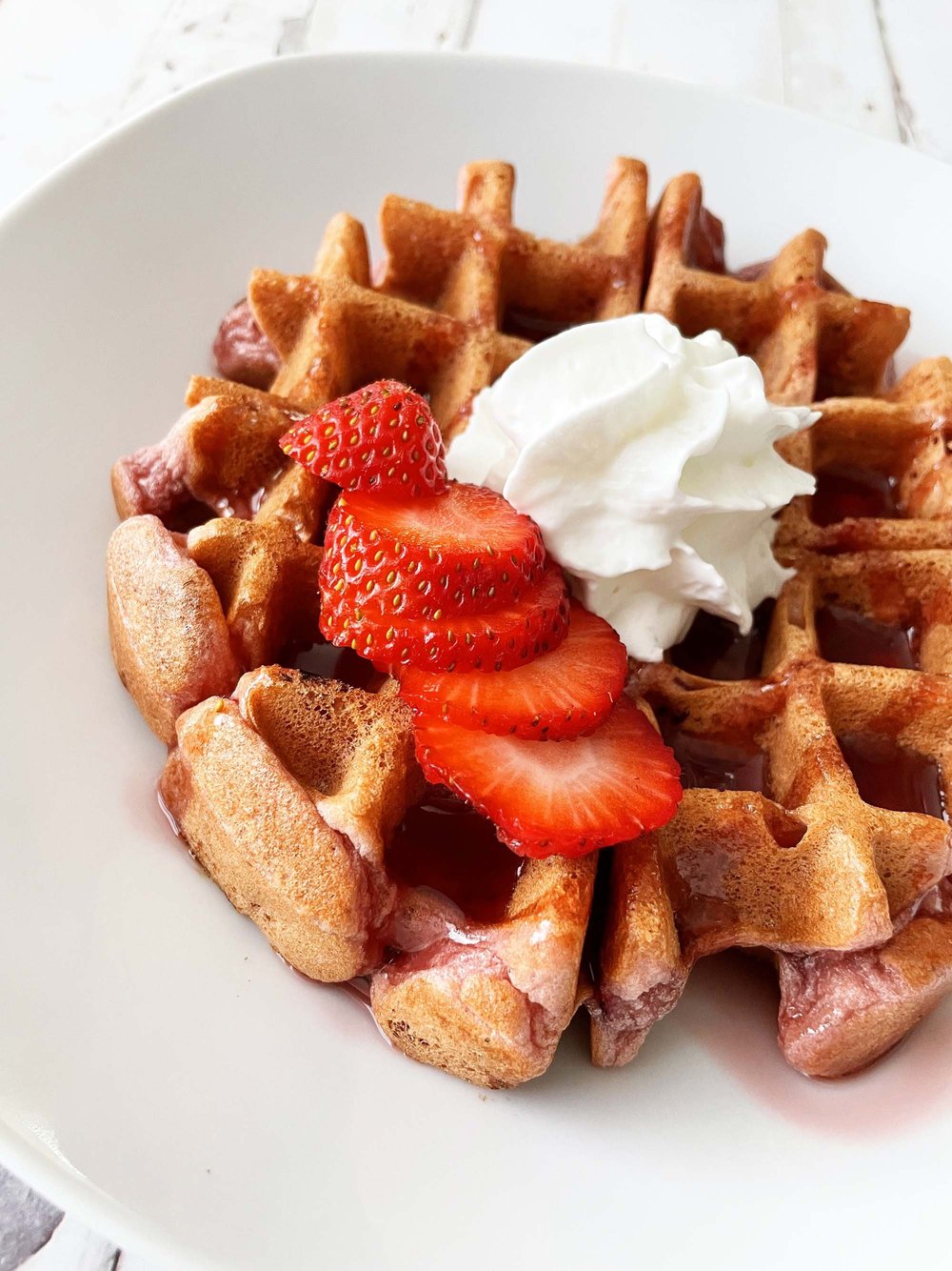 Strawberry Waffles — The Skinny Fork