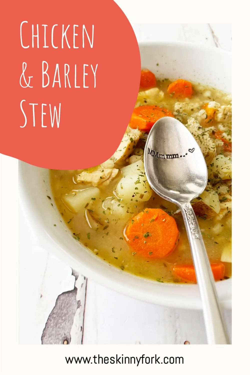 Chicken Barley Soup - The Forked Spoon