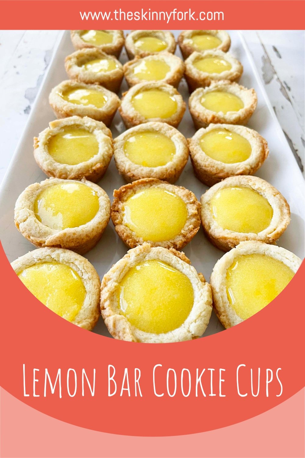 Lemon Bar Cookie Cups — The Skinny Fork