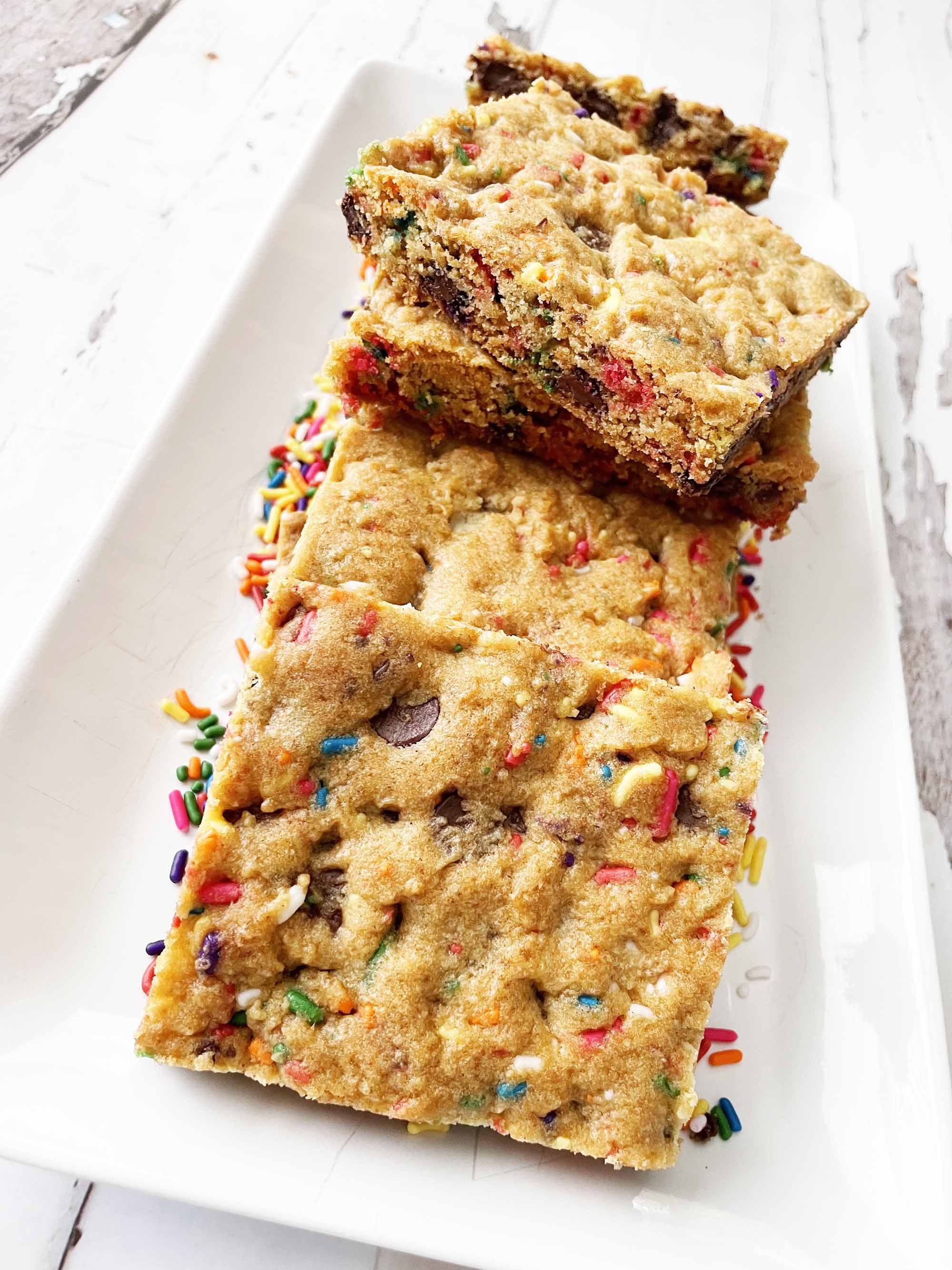 Healthy Chocolate Chip Cookie Cake