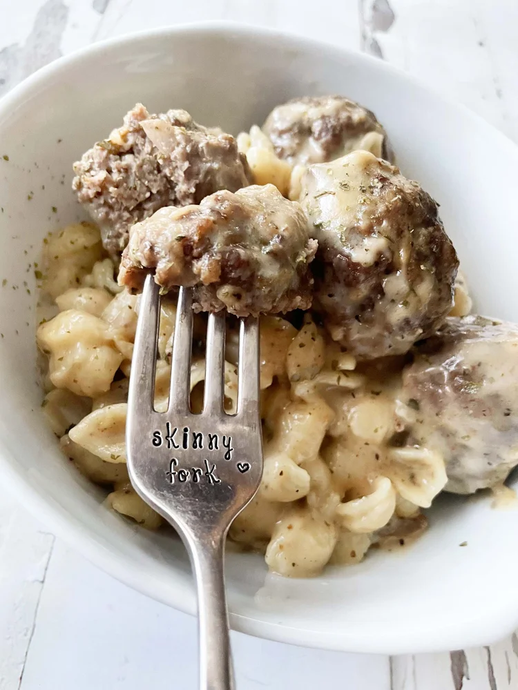 Swedish Meatball Pasta Casserole — The Skinny Fork