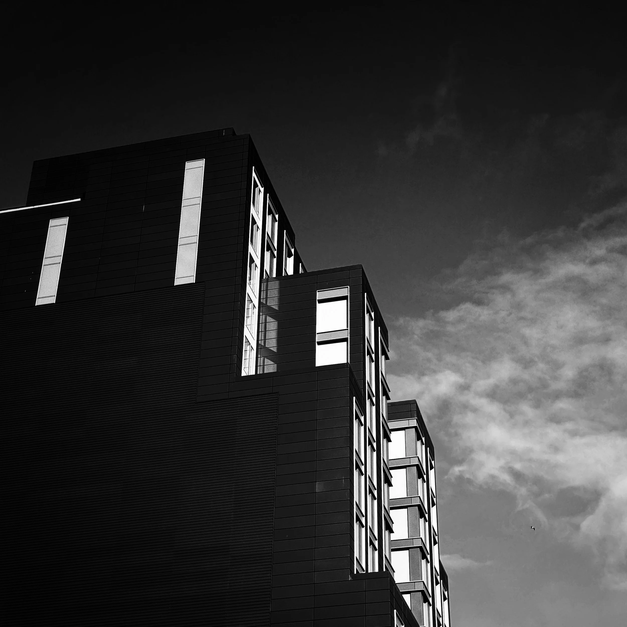 My weekly commute has been a significant contributor to #myweeklyphoneimage and it is giving me ideas for potential projects away from the work that traditionally appeals to me.
This week the light and contrast of this building and the opportunity t
