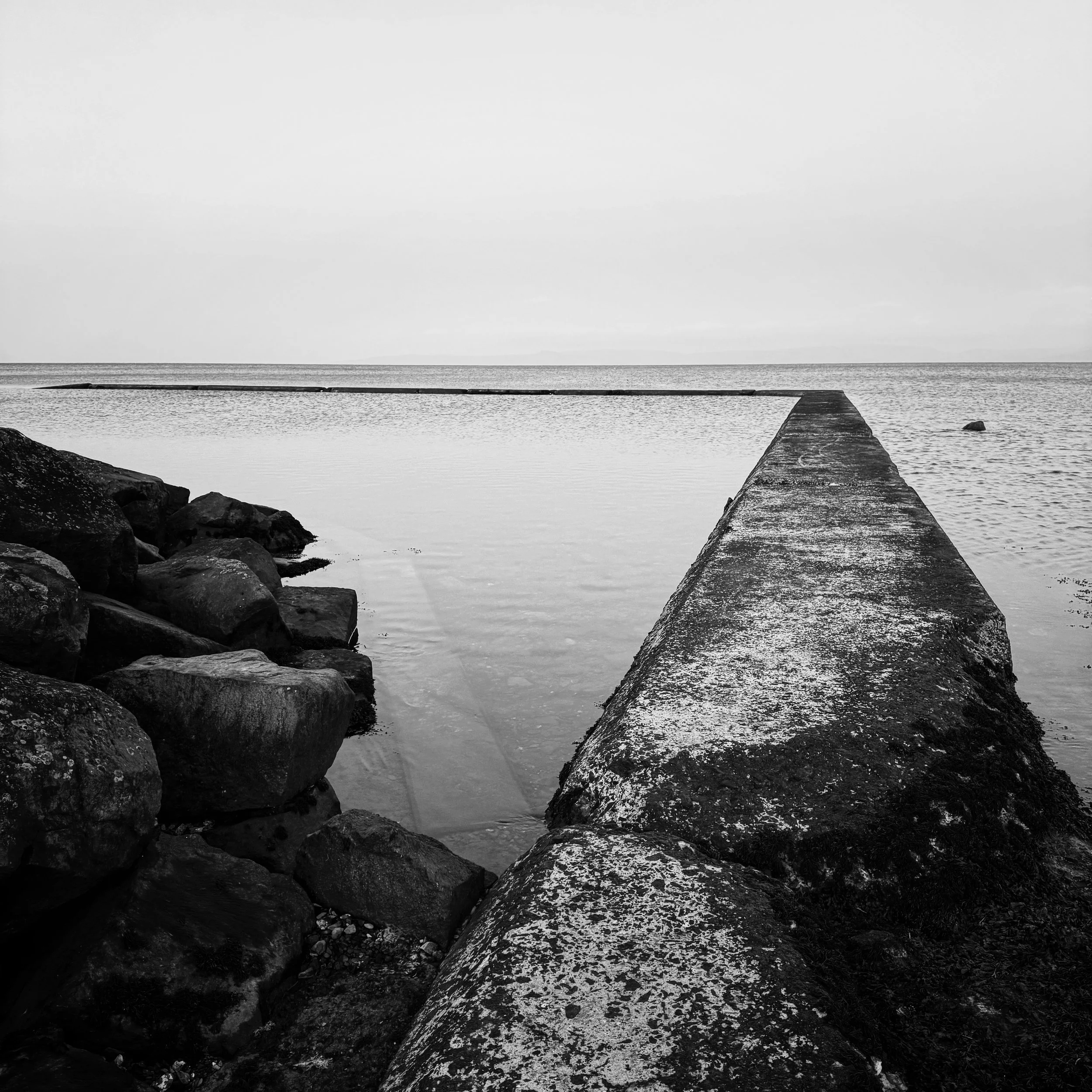 A bitterly cold easterly wind on Saturday morning down on the coast but it was lovely to be standing with the camera enjoying the sunrise and photographing a new location.
I grabbed a few shots on phone exploring compositions and have settled on thi