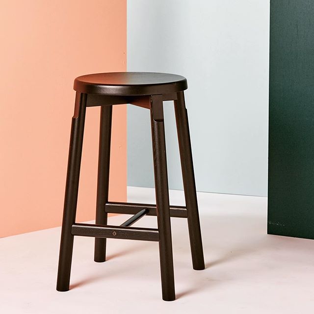 Blacked out Barn Stools in stock from @corral_usa 
#newamericandesign #solidash #buildtolast #furniture #shakervibes