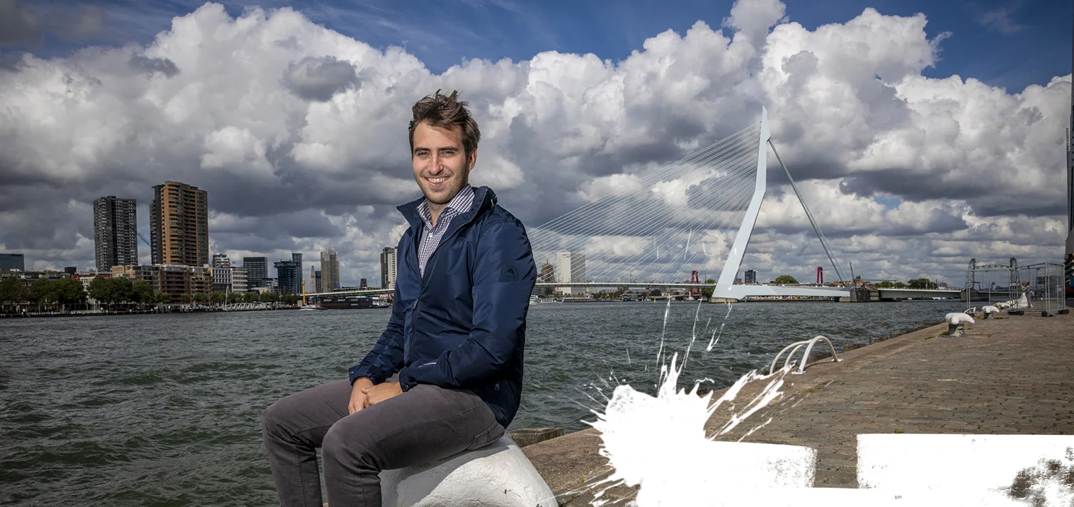 De bouwkuip op het Koningin Julianaplein in Den Haag