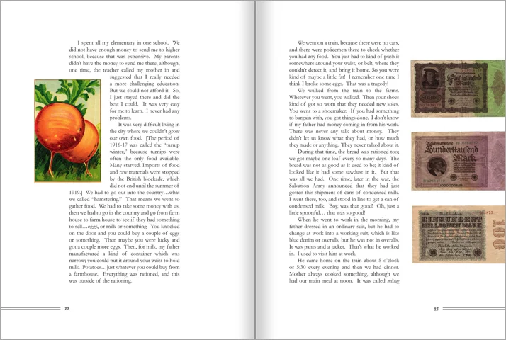 Using wider margins and more white space gives a restful, friendly feel to the page.