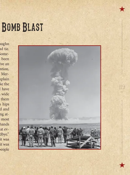 Here's a photo I used to enhance a client's book, in which he was telling a story about atomic testing in Nevada. I found it on Wikimedia Commons.