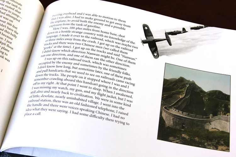 Wendell Taylor crashed his plane while flying over China and lived to tell the tale.