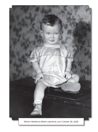 This is the first photo in the book, so the caption contains the full name and date to introduce the subject. Subsequent photos of the subject in the book use only his first name, since the book is about him.