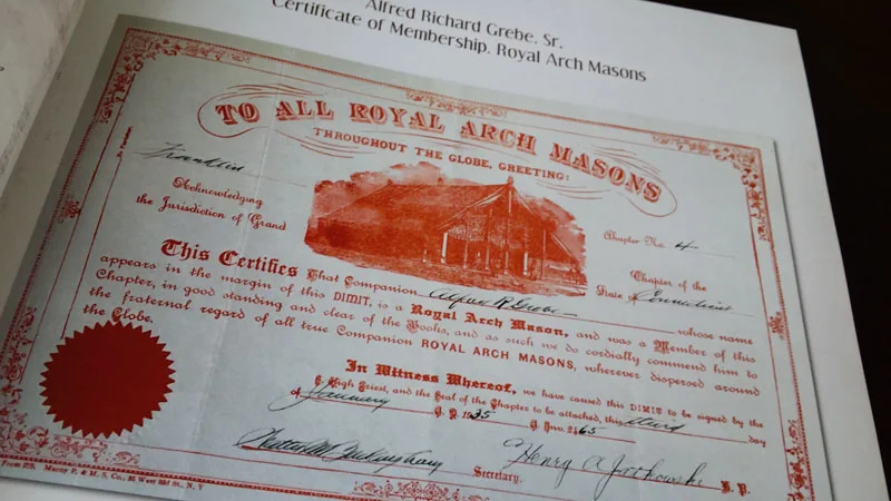 Some genealogical documents are more visually interesting than others...this one was quite beautiful.