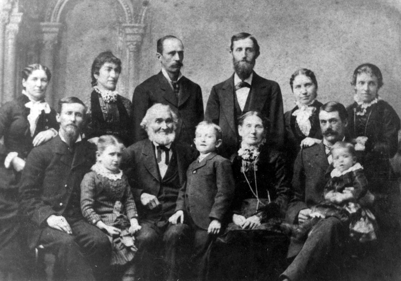 This photo has enormous genealogical value as it is the only photo taken of this family all together. Because we can identify each person by their relative age and relationship, we used this photo as a reference to identify other individual photos in the collection.
