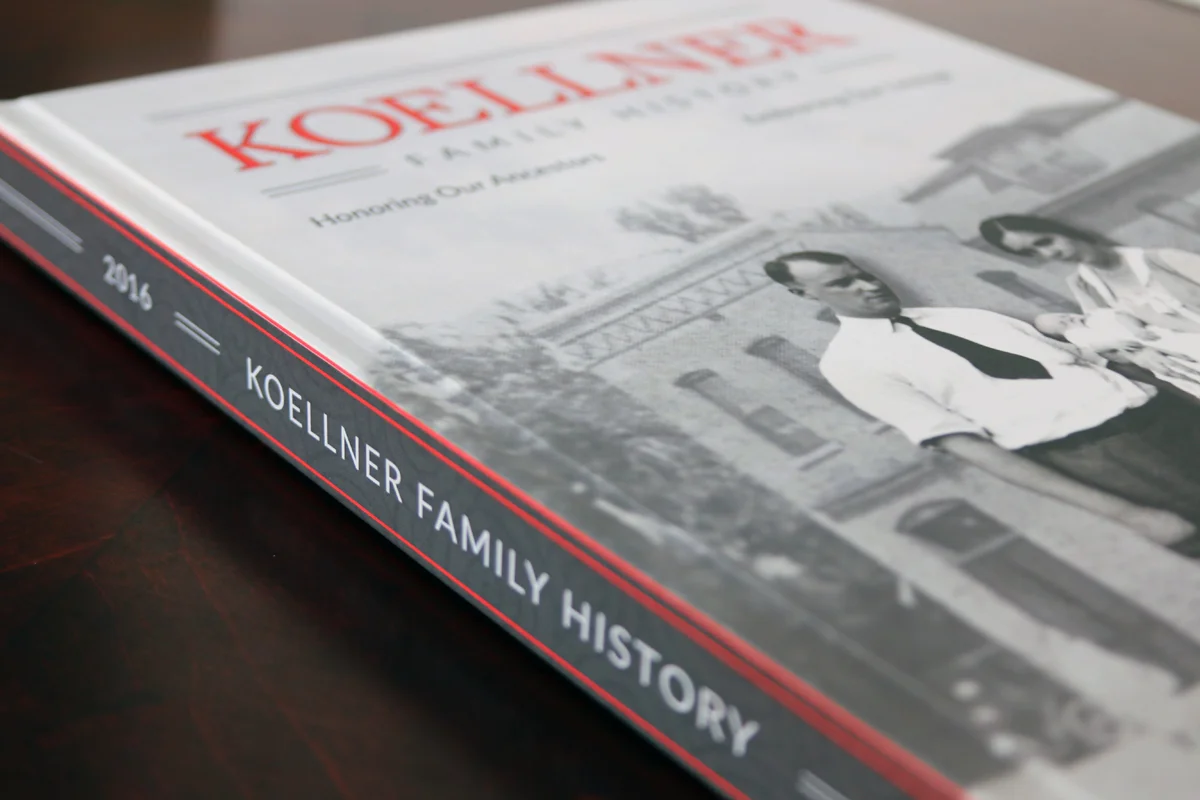 This family history book began with a (let's admit it, rather boring) "narrative report" automatically generated by a genealogy program.